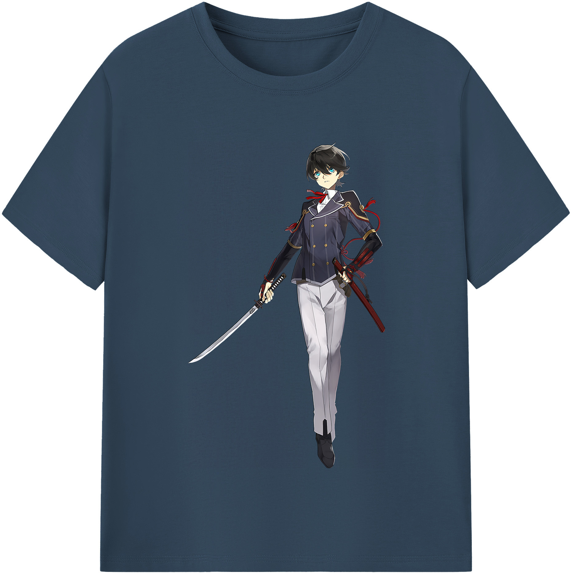 （画像用） 刀剣乱舞 Touken Ranbu レディースカジュアルプリントTシャツ（綿100％）