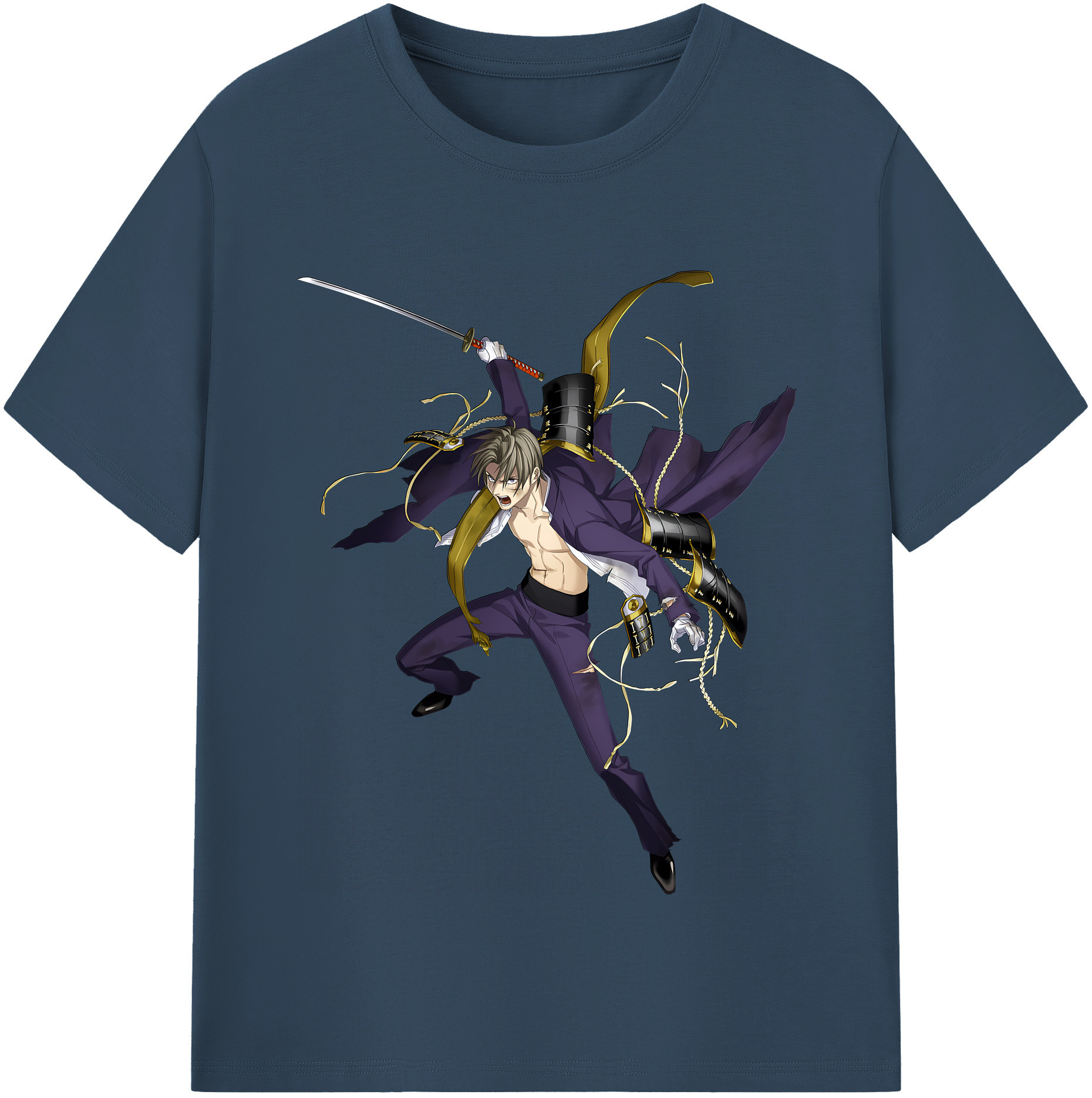 （画像用） 刀剣乱舞 Touken Ranbu レディースカジュアルプリントTシャツ（綿100％）