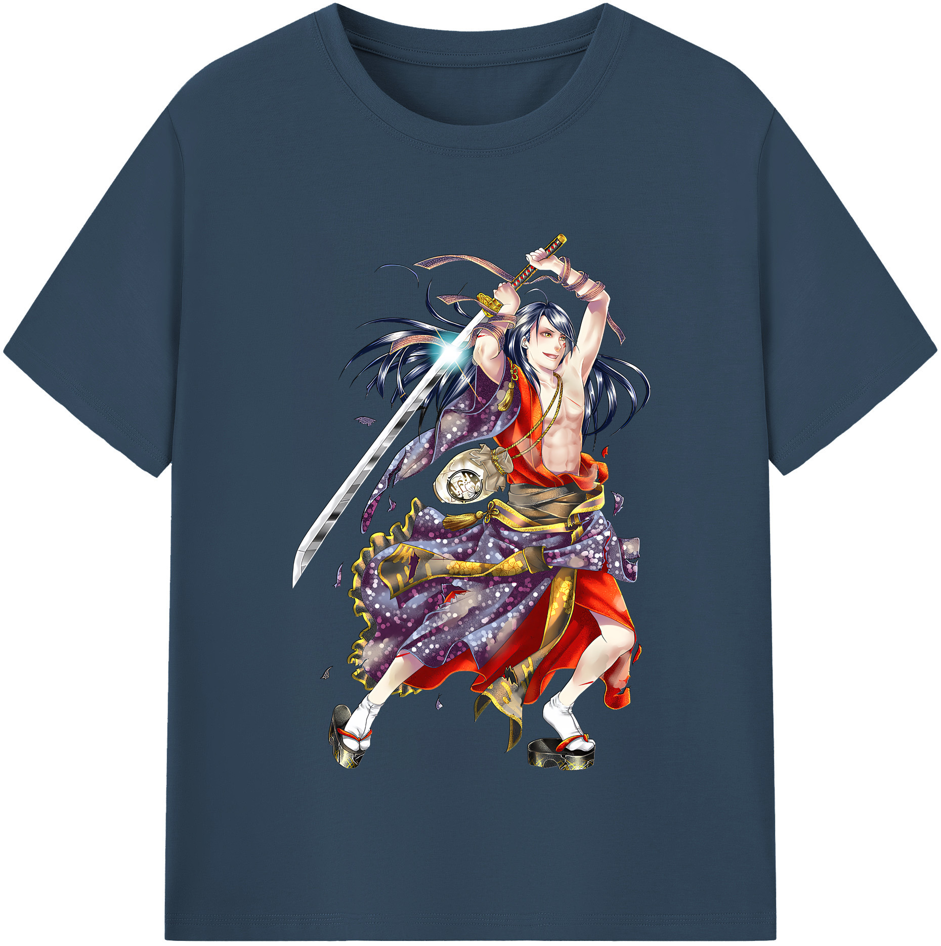（画像用） 刀剣乱舞 Touken Ranbu レディースカジュアルプリントTシャツ（綿100％）