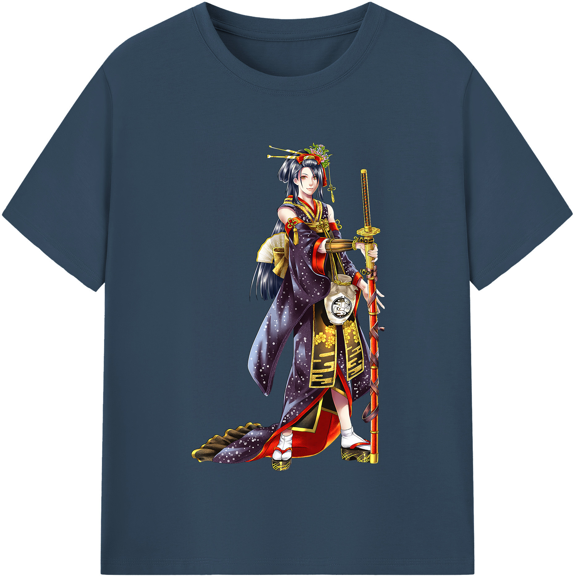 （画像用） 刀剣乱舞 Touken Ranbu レディースカジュアルプリントTシャツ（綿100％）