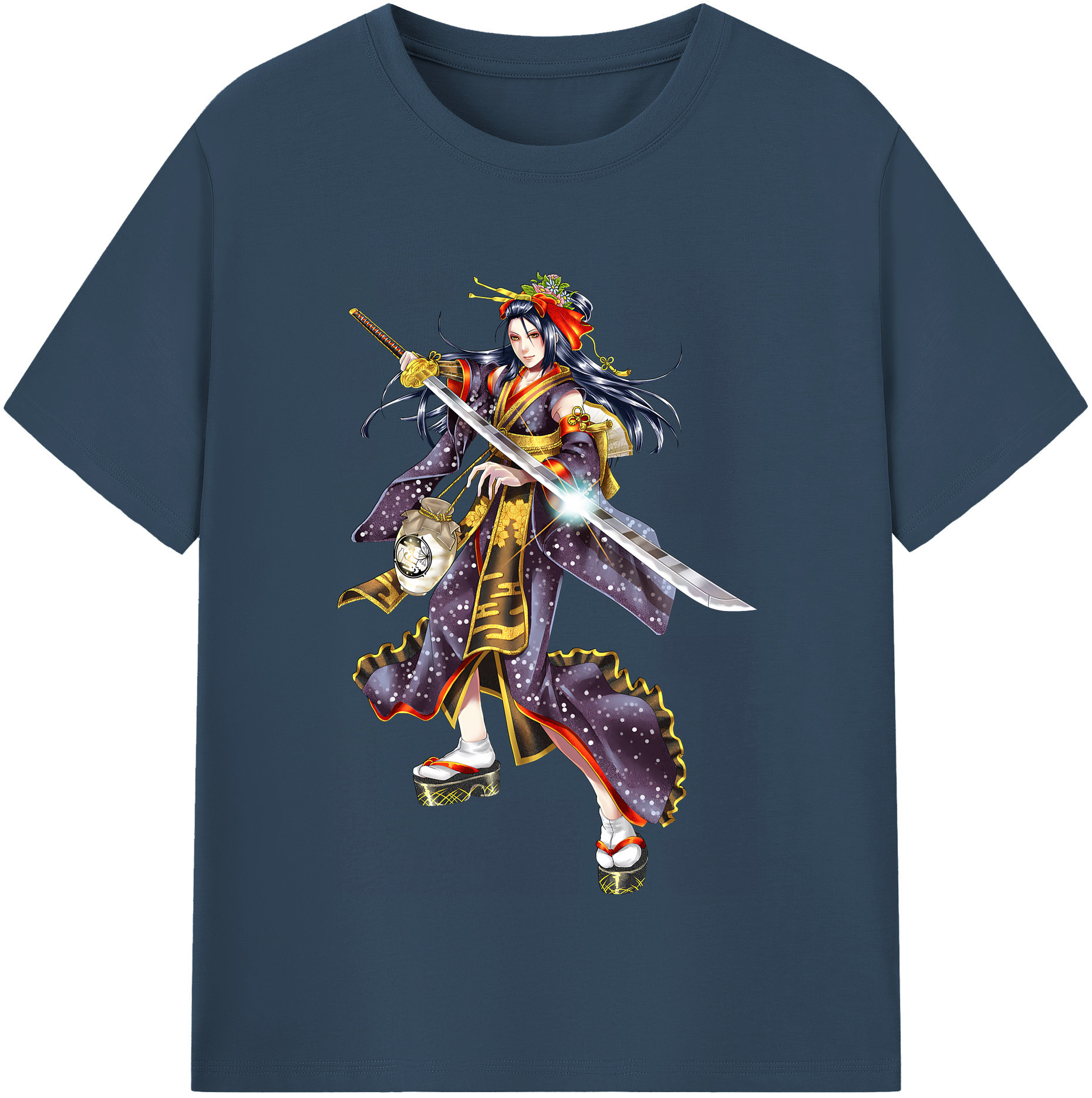 （画像用） 刀剣乱舞 Touken Ranbu レディースカジュアルプリントTシャツ（綿100％）