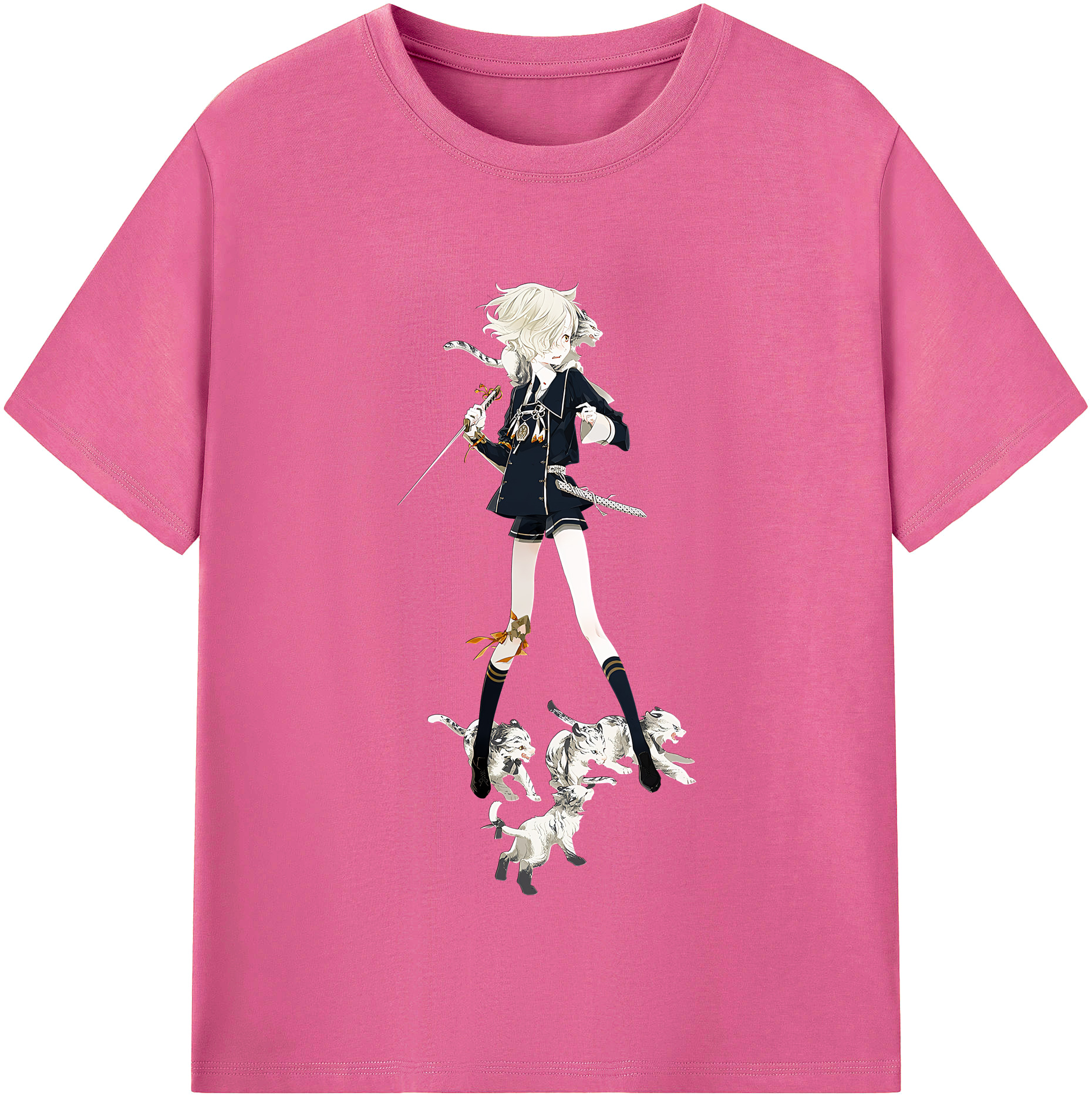 （画像用） 刀剣乱舞 Touken Ranbu レディースカジュアルプリントTシャツ（綿100％）