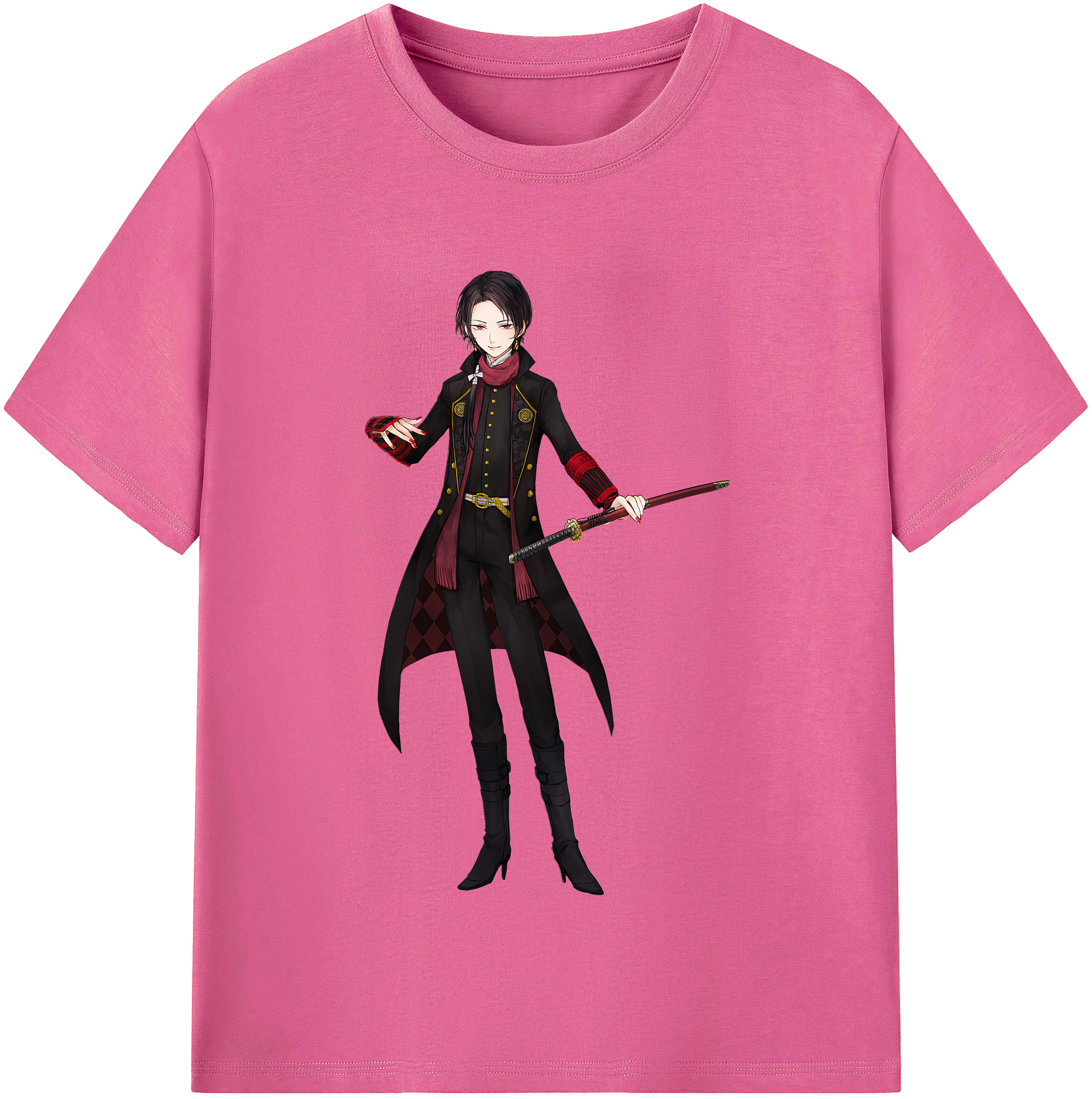 （画像用） 刀剣乱舞 Touken Ranbu レディースカジュアルプリントTシャツ（綿100％）