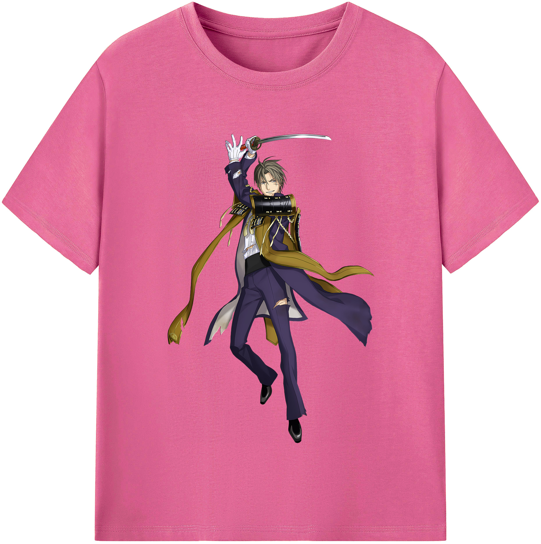 （画像用） 刀剣乱舞 Touken Ranbu レディースカジュアルプリントTシャツ（綿100％）