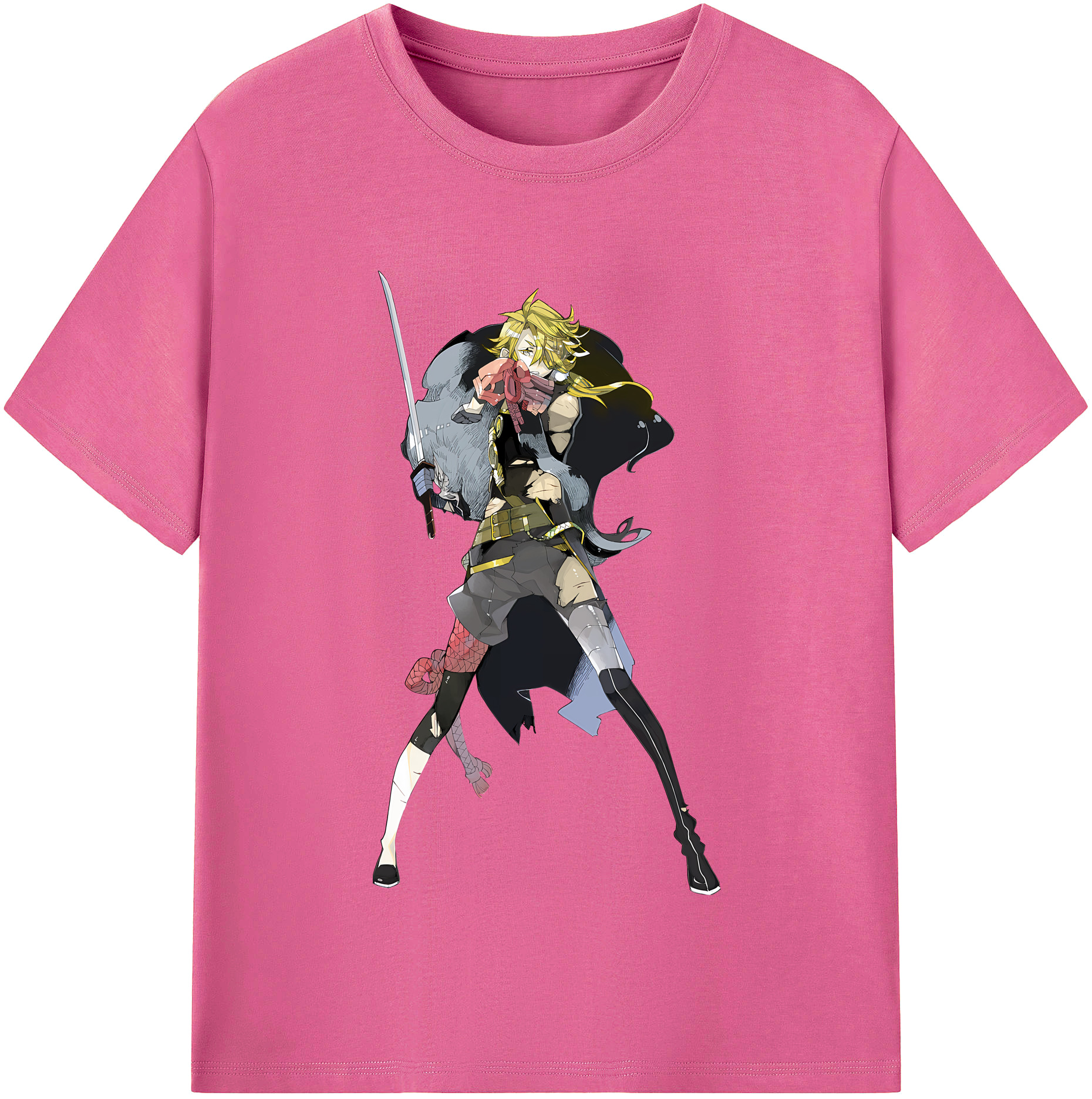 （画像用） 刀剣乱舞 Touken Ranbu レディースカジュアルプリントTシャツ（綿100％）