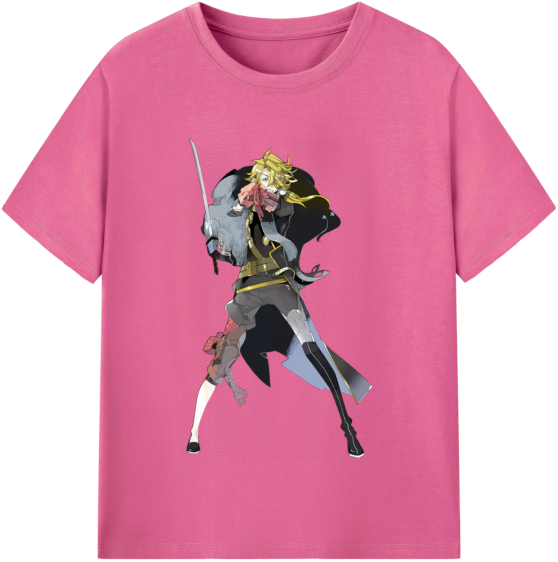 （画像用） 刀剣乱舞 Touken Ranbu レディースカジュアルプリントTシャツ（綿100％）