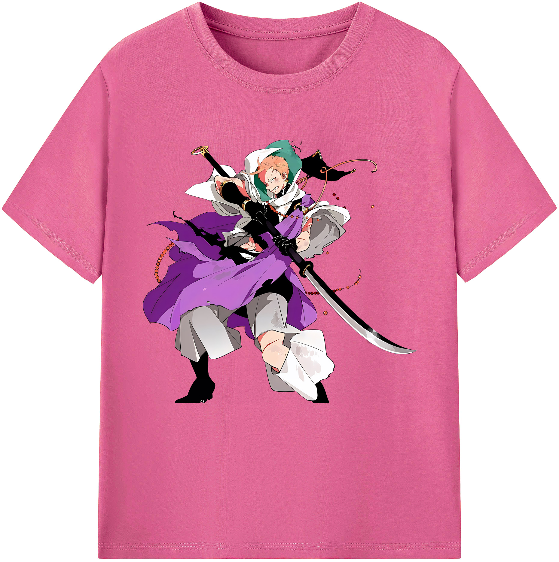 （画像用） 刀剣乱舞 Touken Ranbu レディースカジュアルプリントTシャツ（綿100％）