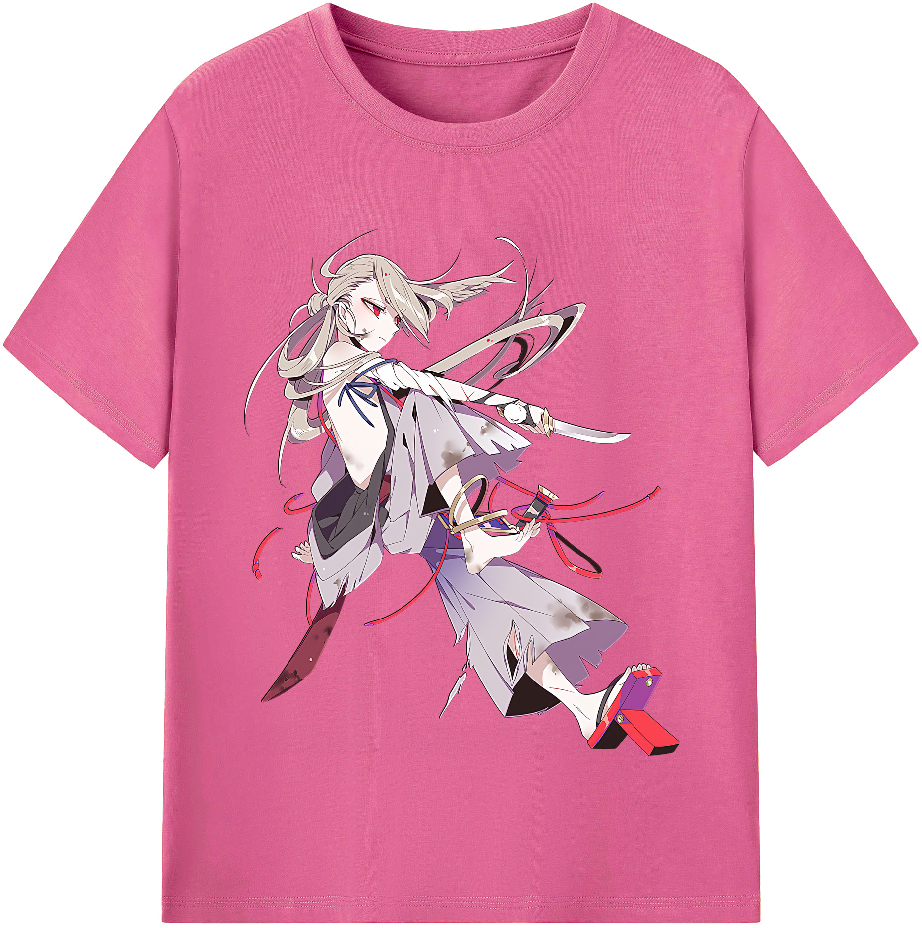 （画像用） 刀剣乱舞 Touken Ranbu レディースカジュアルプリントTシャツ（綿100％）