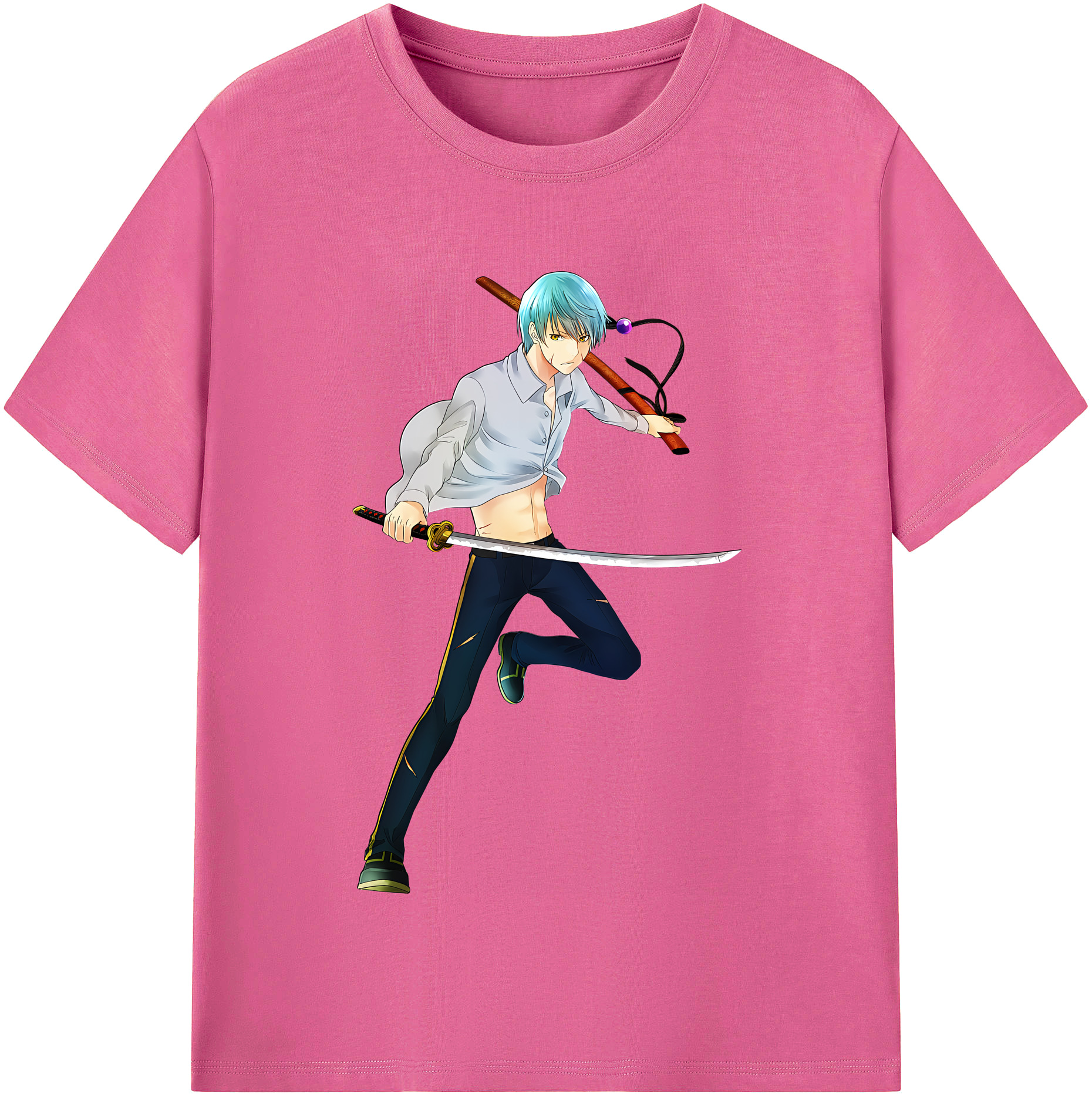 （画像用） 刀剣乱舞 Touken Ranbu レディースカジュアルプリントTシャツ（綿100％）