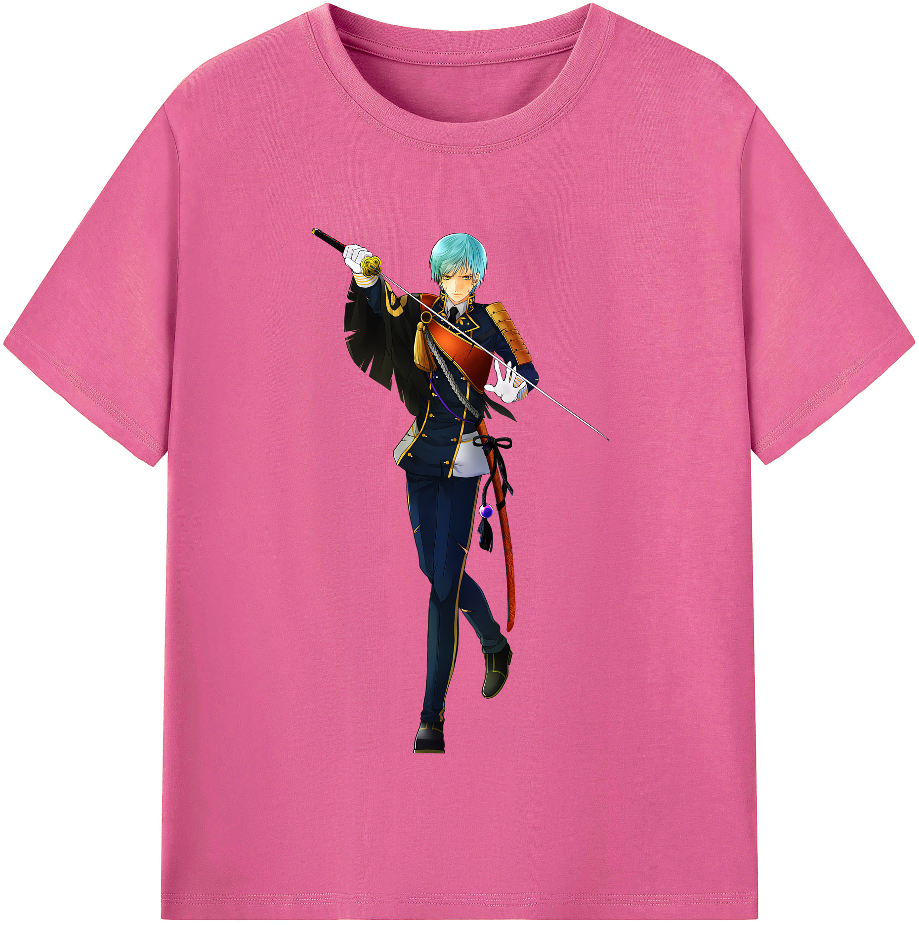 （画像用） 刀剣乱舞 Touken Ranbu レディースカジュアルプリントTシャツ（綿100％）