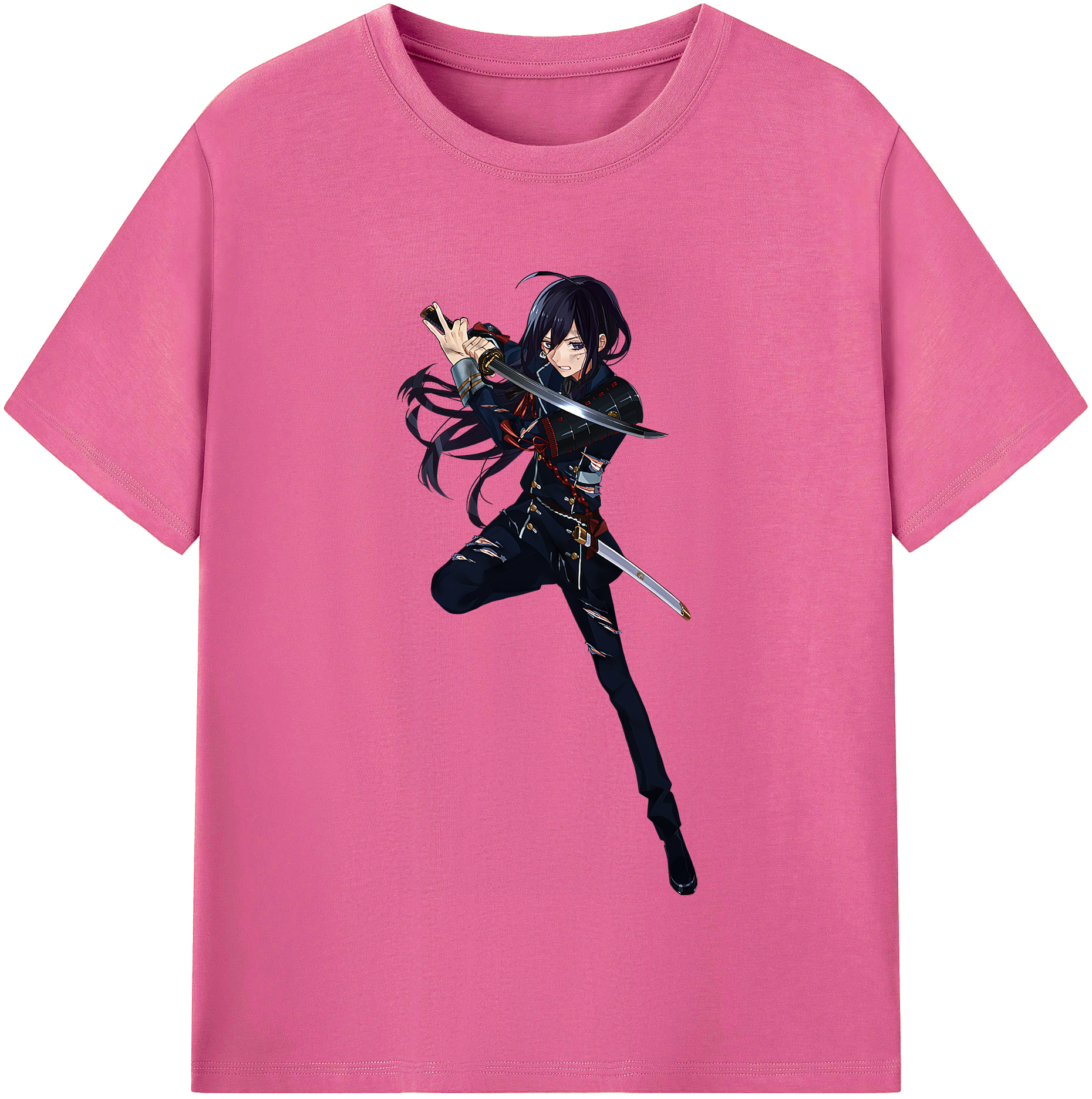（画像用） 刀剣乱舞 Touken Ranbu レディースカジュアルプリントTシャツ（綿100％）