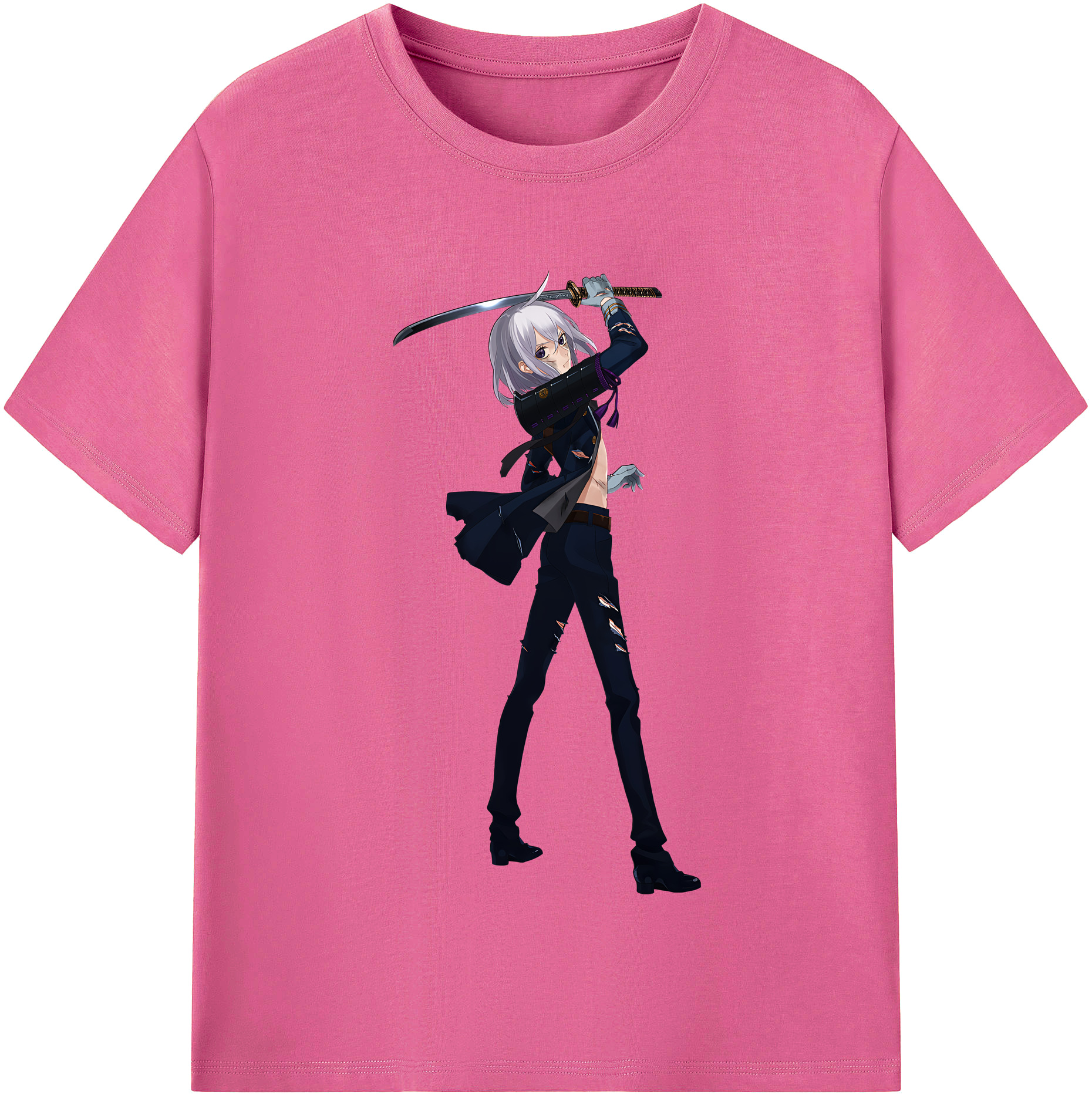 （画像用） 刀剣乱舞 Touken Ranbu レディースカジュアルプリントTシャツ（綿100％）