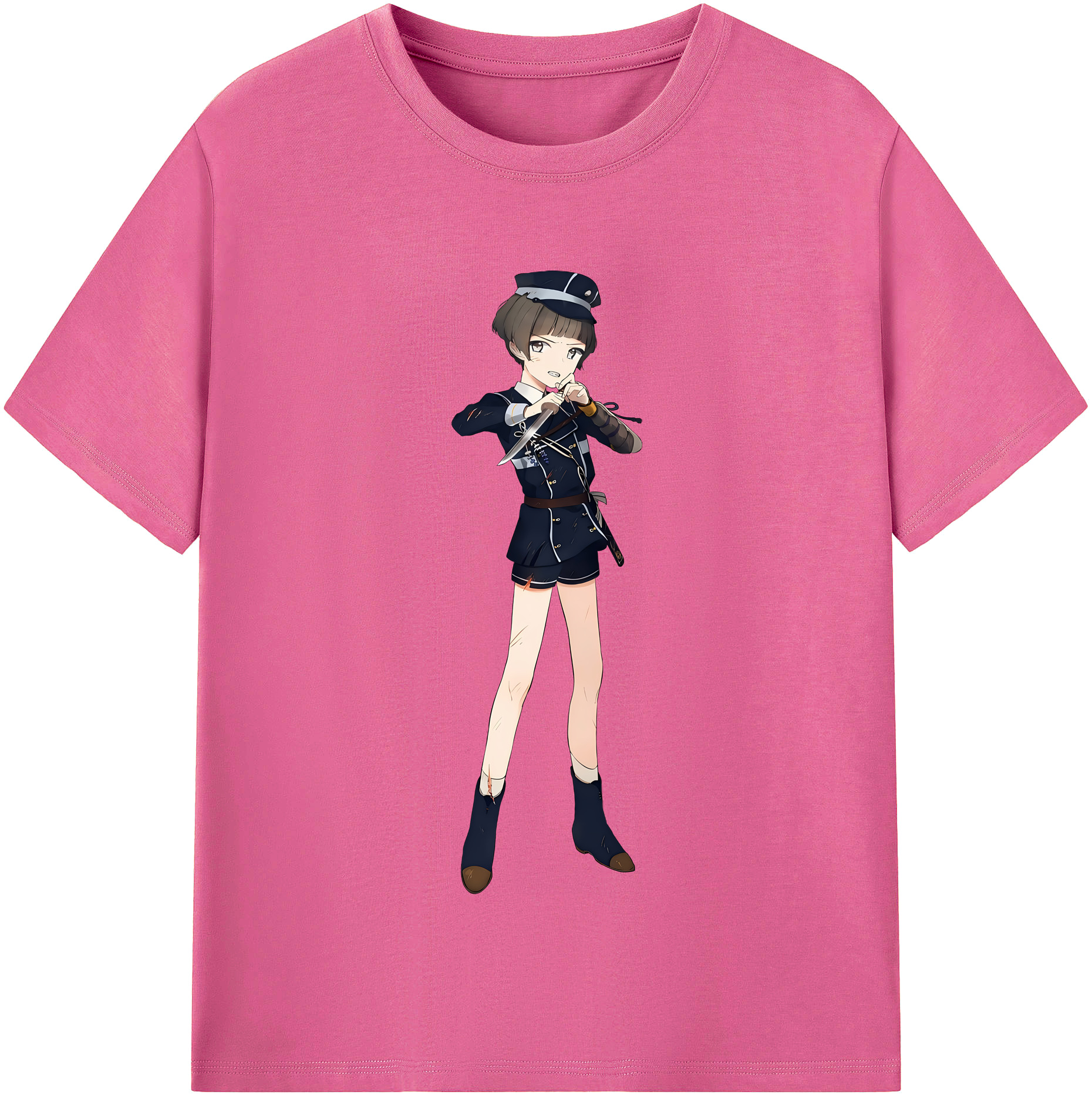 （画像用） 刀剣乱舞 Touken Ranbu レディースカジュアルプリントTシャツ（綿100％）