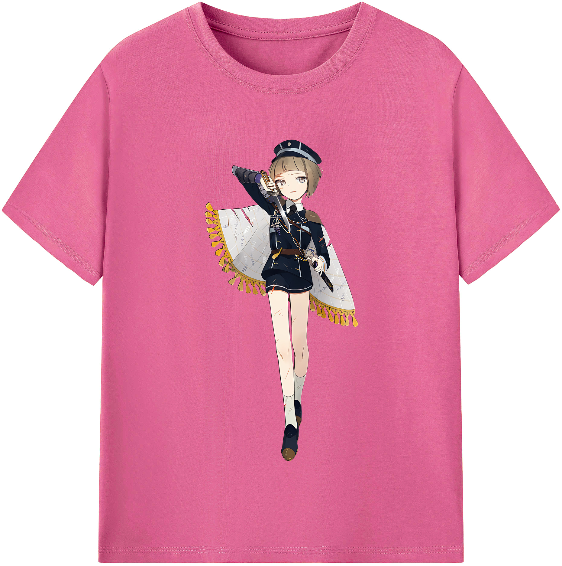 （画像用） 刀剣乱舞 Touken Ranbu レディースカジュアルプリントTシャツ（綿100％）
