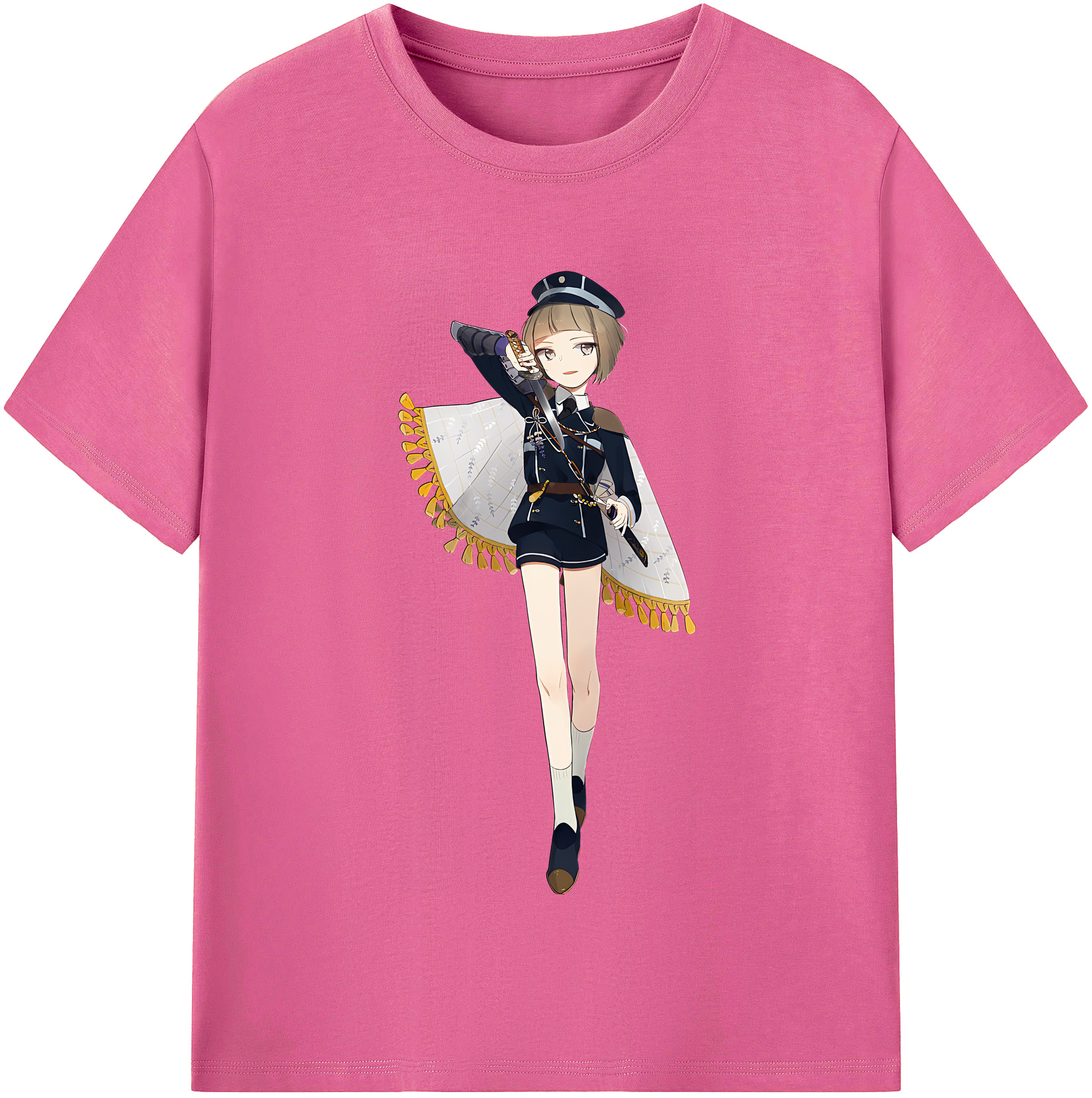 （画像用） 刀剣乱舞 Touken Ranbu レディースカジュアルプリントTシャツ（綿100％）