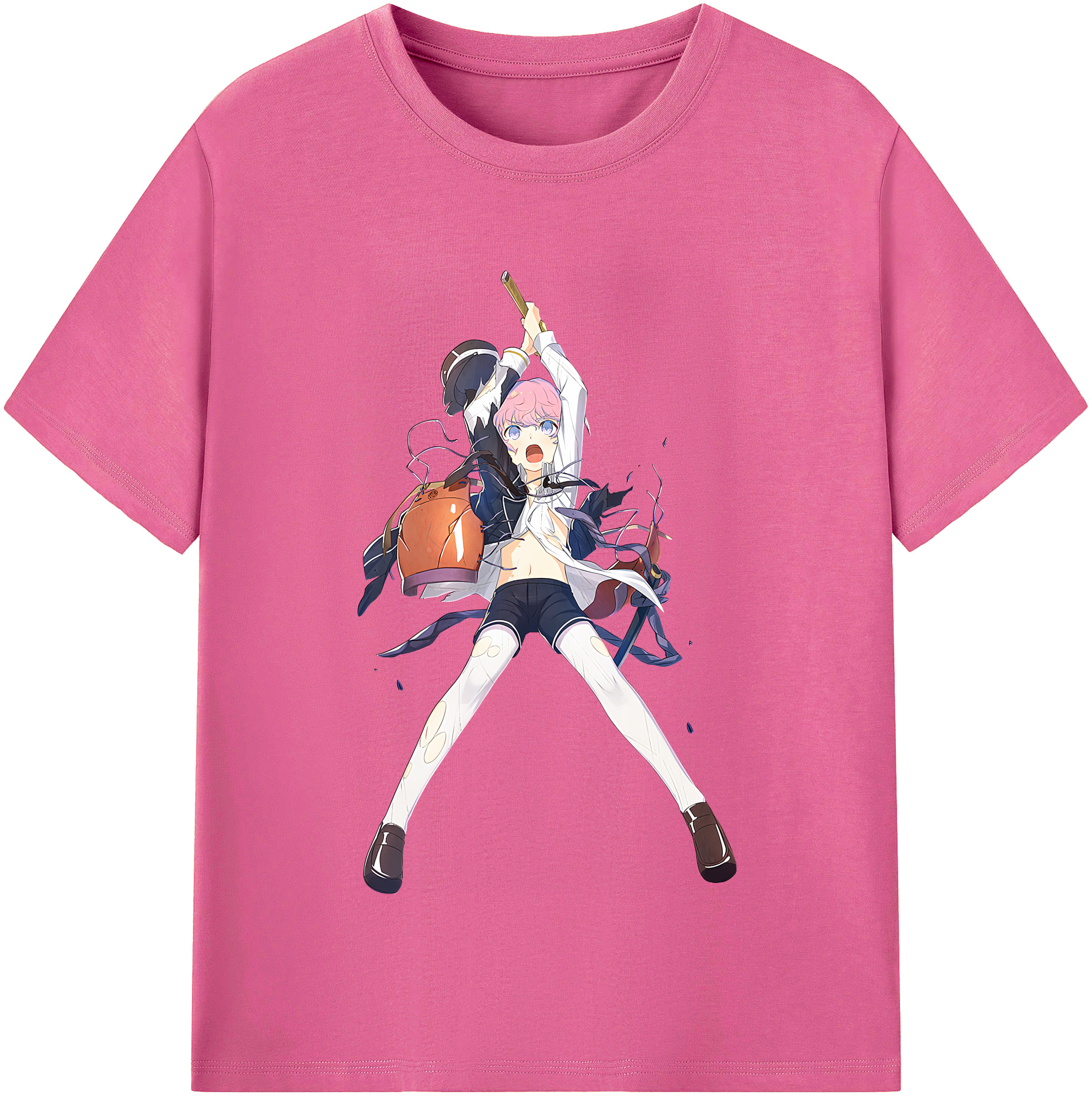 （画像用） 刀剣乱舞 Touken Ranbu レディースカジュアルプリントTシャツ（綿100％）