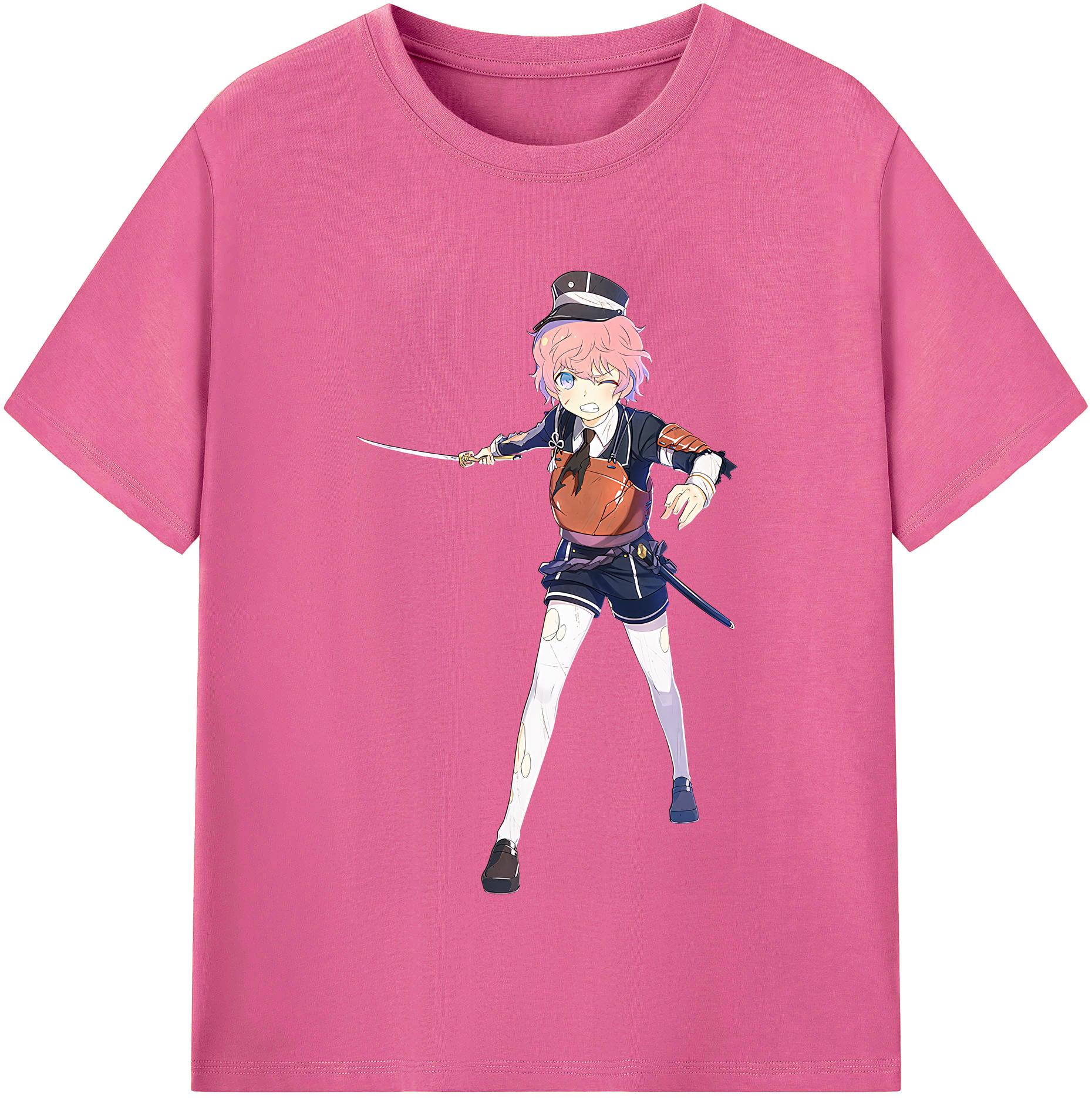 （画像用） 刀剣乱舞 Touken Ranbu レディースカジュアルプリントTシャツ（綿100％）