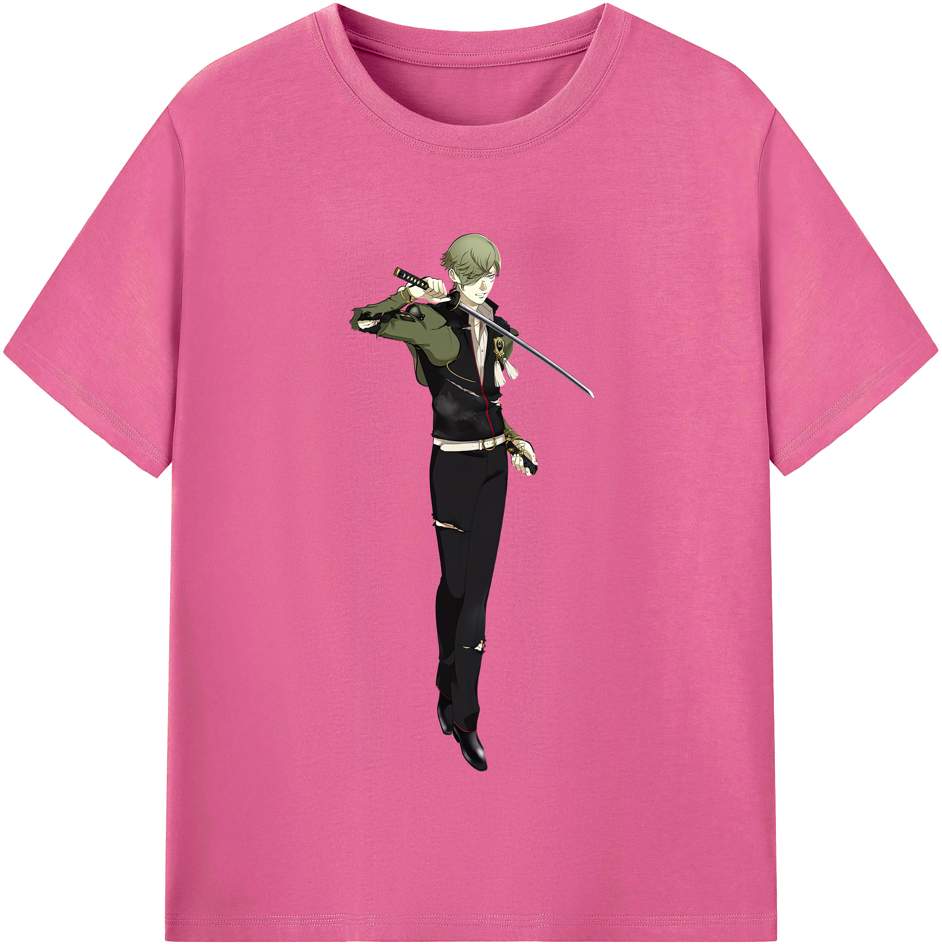 （画像用） 刀剣乱舞 Touken Ranbu レディースカジュアルプリントTシャツ（綿100％）
