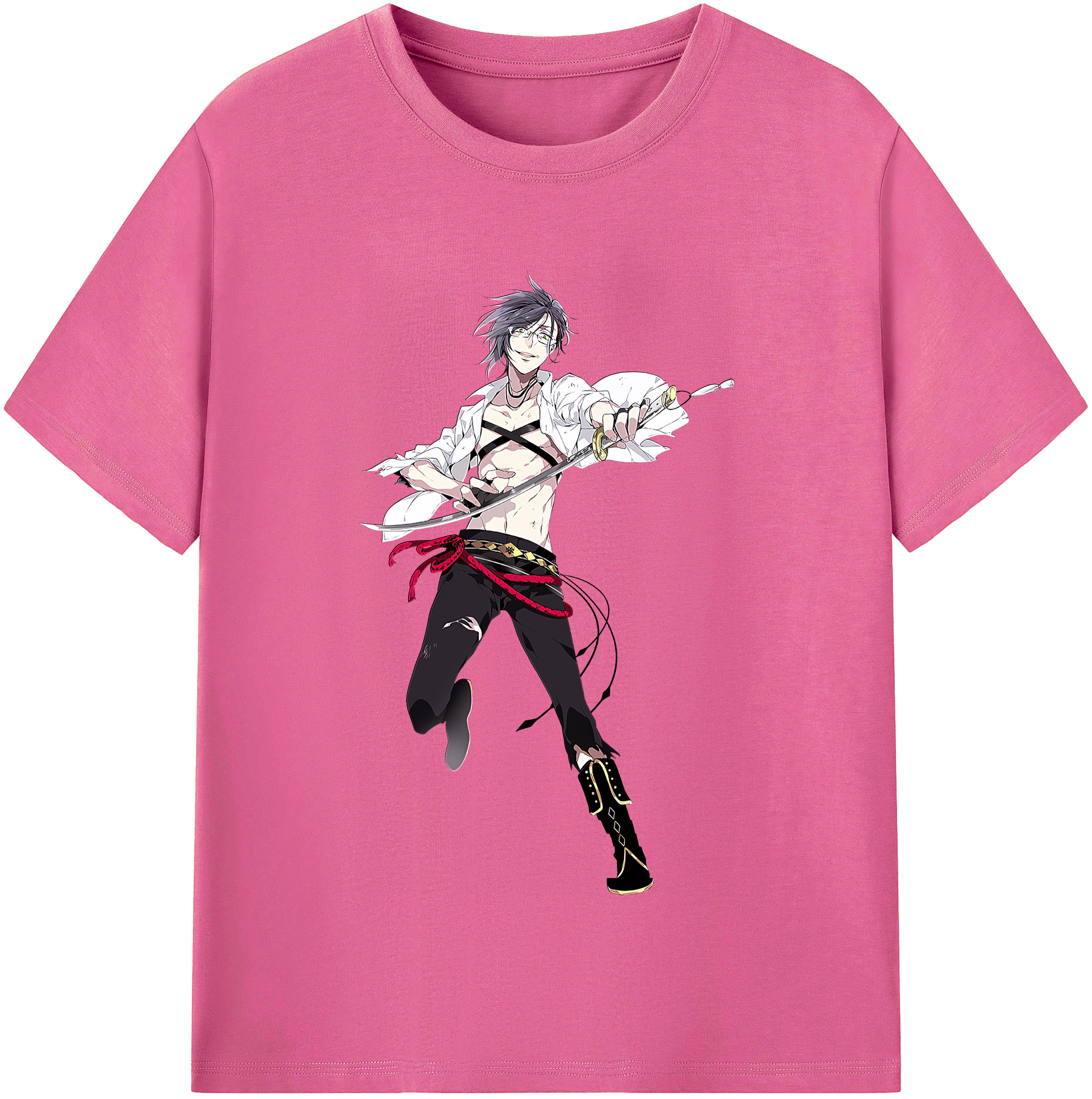 （画像用） 刀剣乱舞 Touken Ranbu レディースカジュアルプリントTシャツ（綿100％）