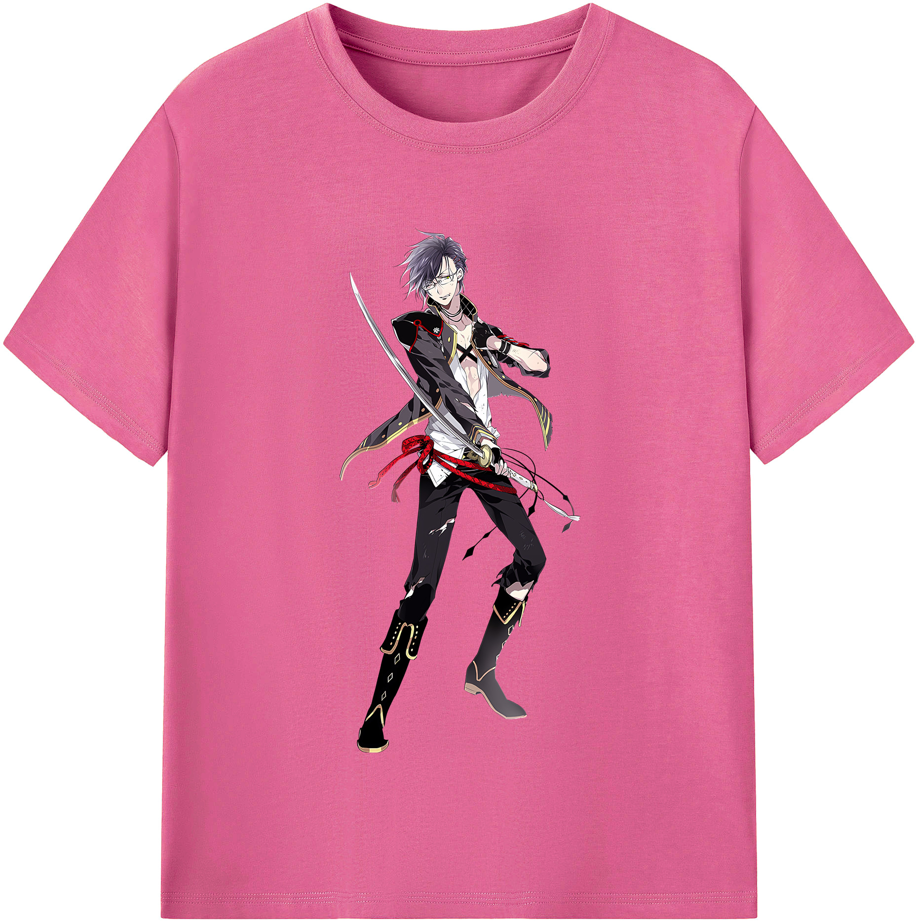 （画像用） 刀剣乱舞 Touken Ranbu レディースカジュアルプリントTシャツ（綿100％）