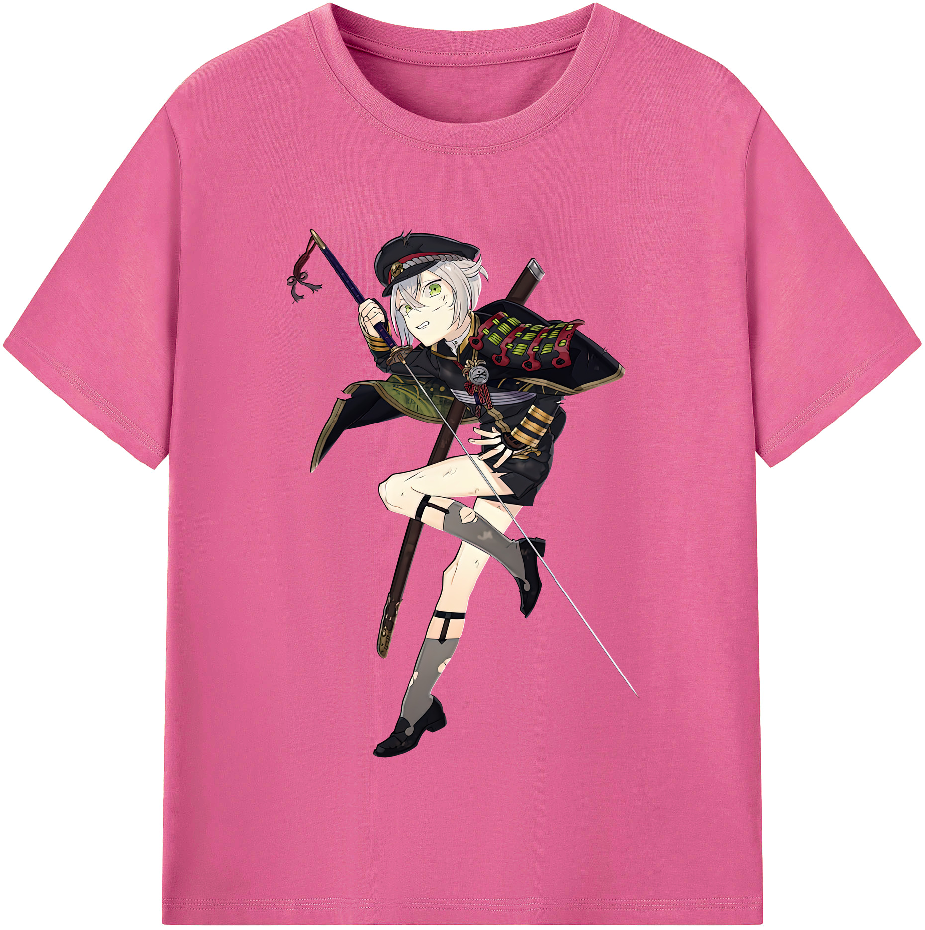 （画像用） 刀剣乱舞 Touken Ranbu レディースカジュアルプリントTシャツ（綿100％）