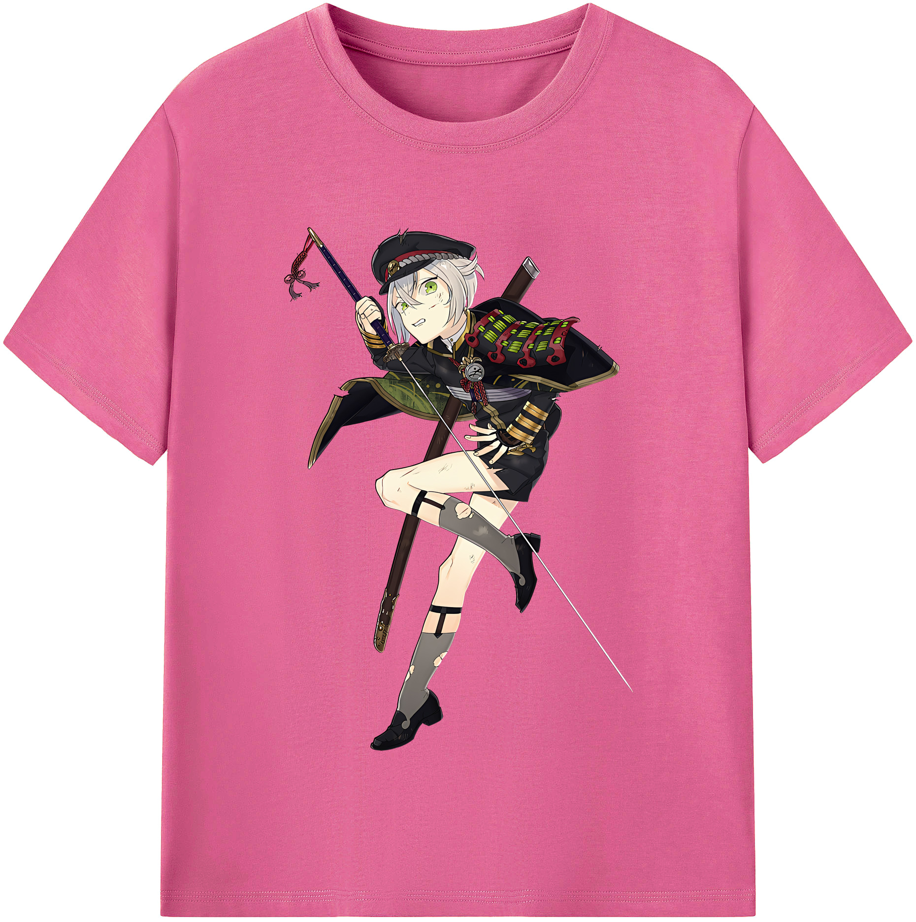 （画像用） 刀剣乱舞 Touken Ranbu レディースカジュアルプリントTシャツ（綿100％）