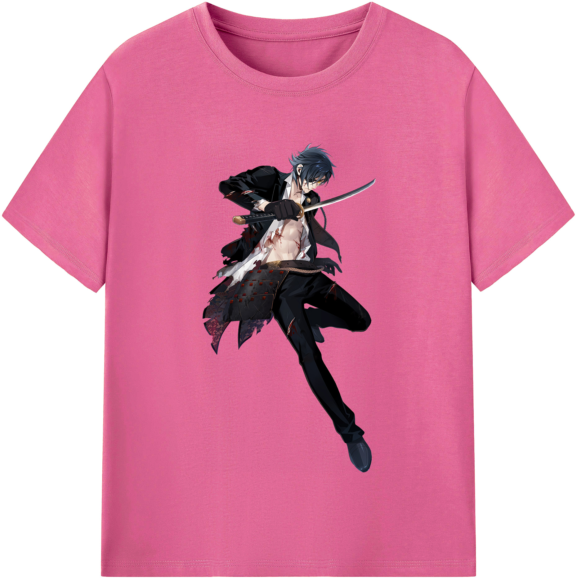 （画像用） 刀剣乱舞 Touken Ranbu レディースカジュアルプリントTシャツ（綿100％）