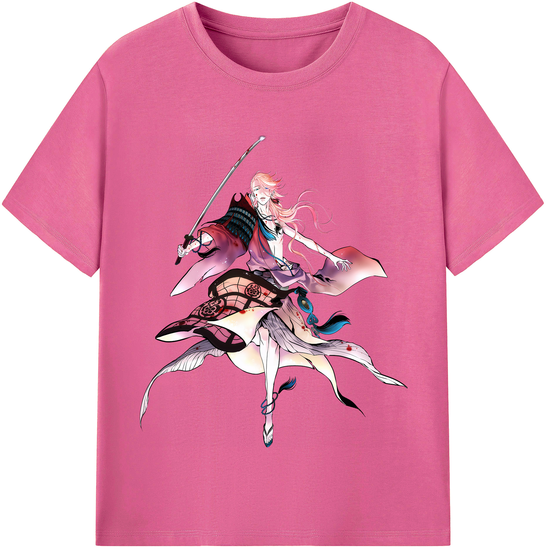 （画像用） 刀剣乱舞 Touken Ranbu レディースカジュアルプリントTシャツ（綿100％）