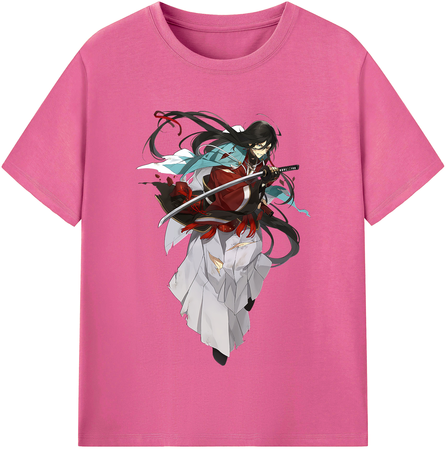 （画像用） 刀剣乱舞 Touken Ranbu レディースカジュアルプリントTシャツ（綿100％）