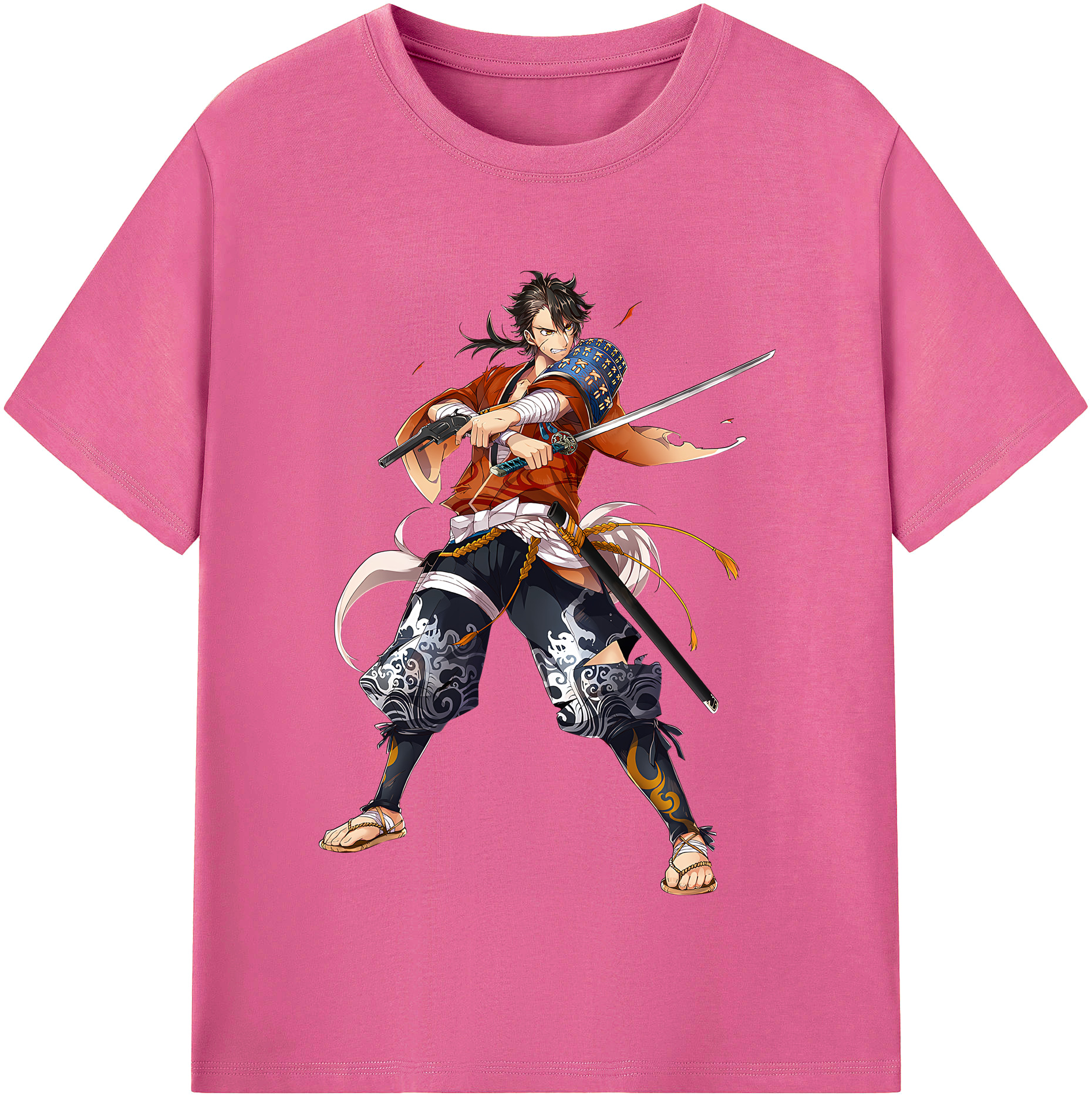 （画像用） 刀剣乱舞 Touken Ranbu レディースカジュアルプリントTシャツ（綿100％）