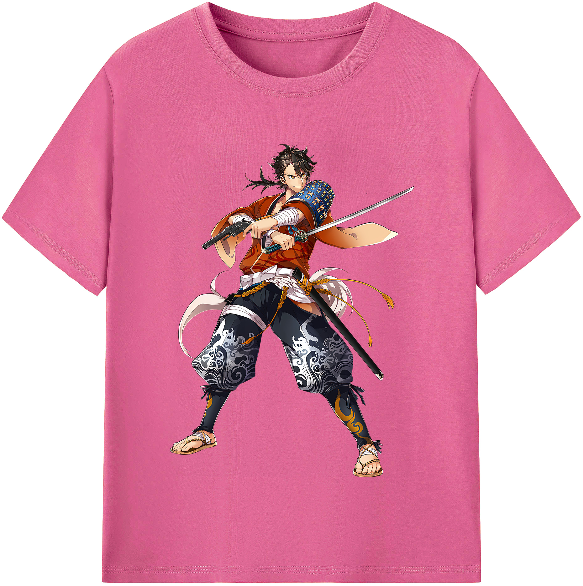 （画像用） 刀剣乱舞 Touken Ranbu レディースカジュアルプリントTシャツ（綿100％）