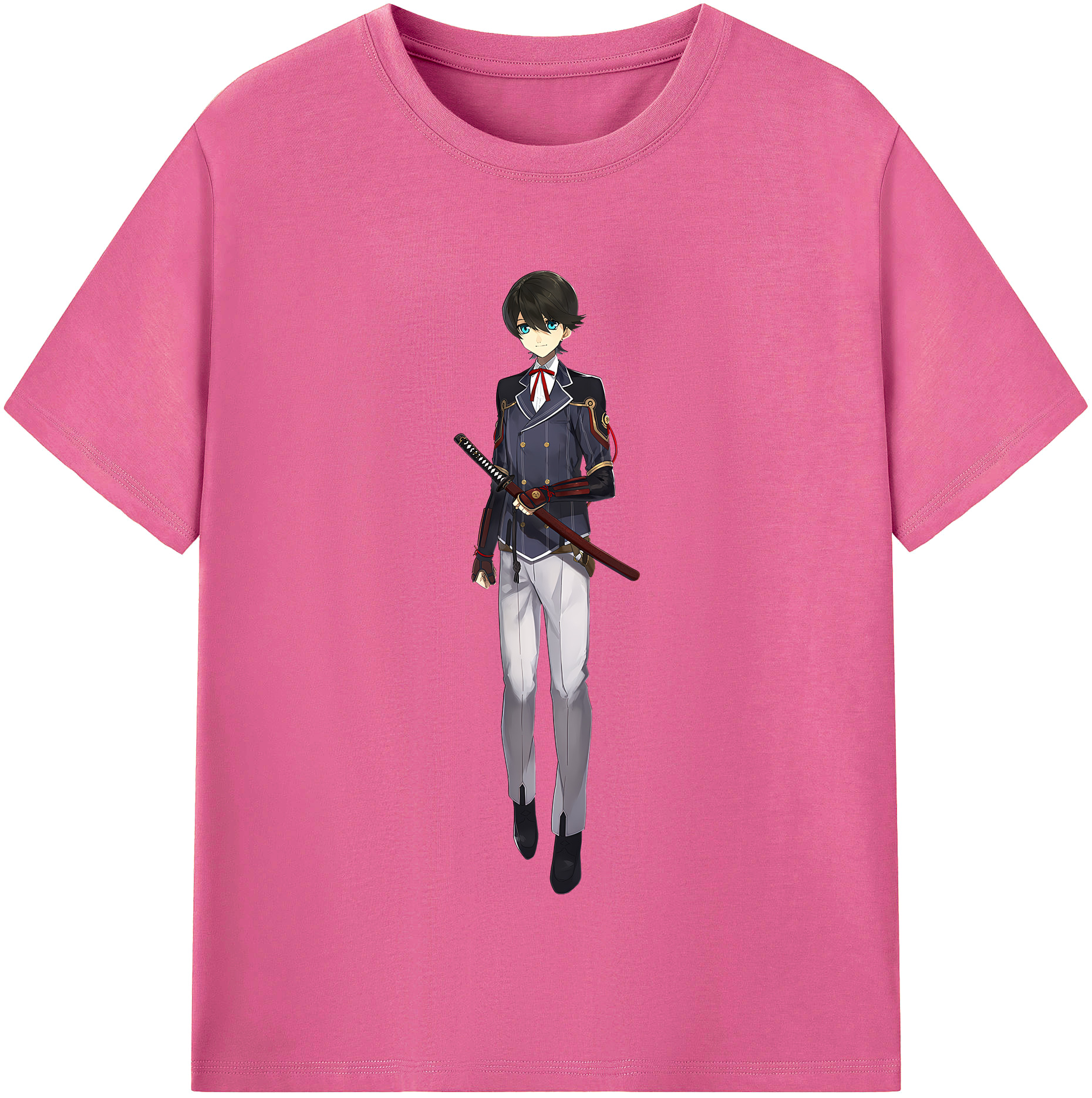 （画像用） 刀剣乱舞 Touken Ranbu レディースカジュアルプリントTシャツ（綿100％）
