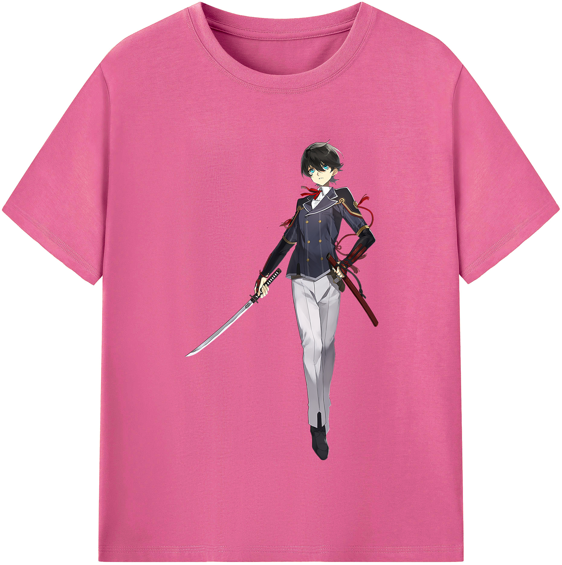 （画像用） 刀剣乱舞 Touken Ranbu レディースカジュアルプリントTシャツ（綿100％）