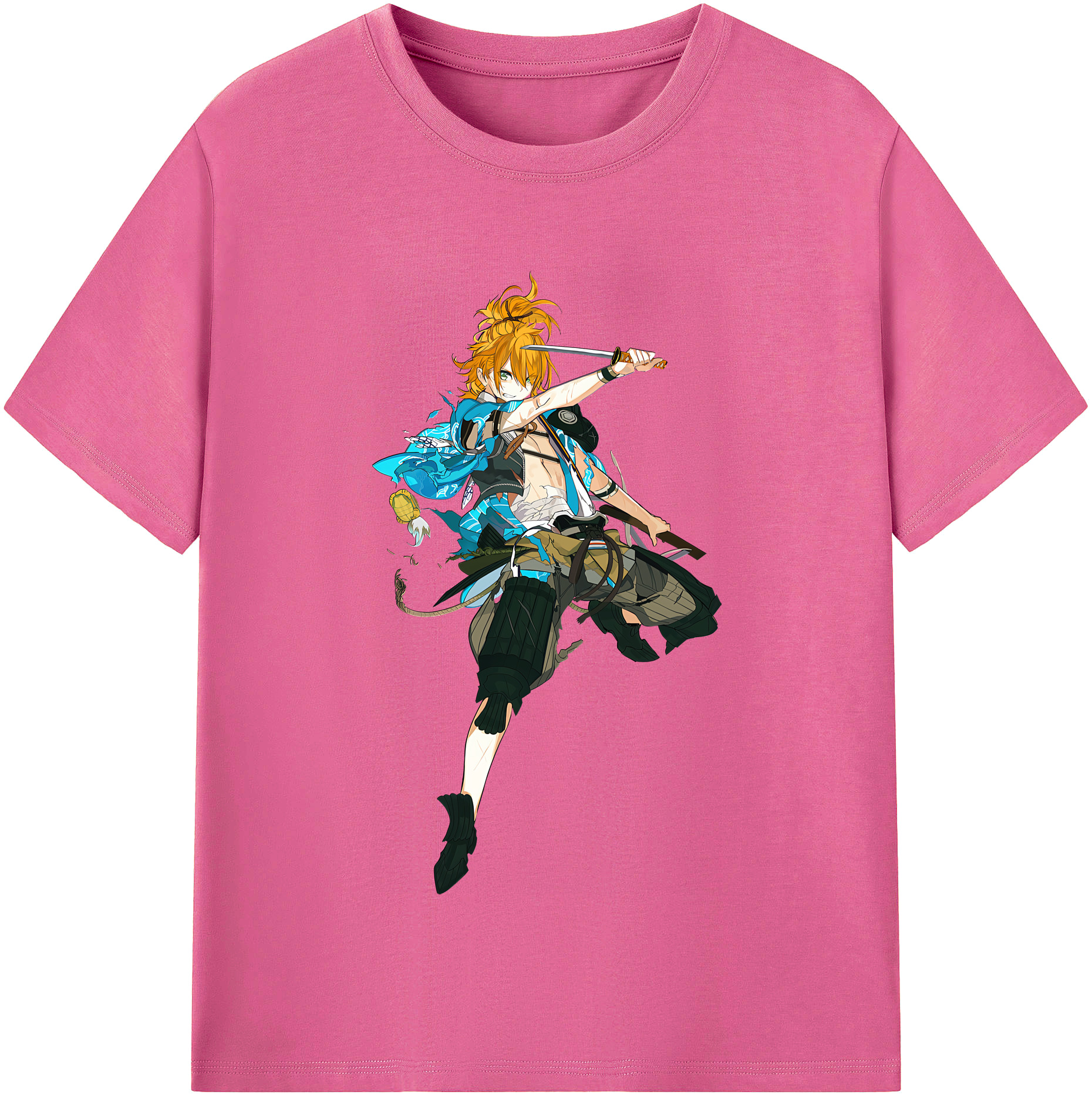 （画像用） 刀剣乱舞 Touken Ranbu レディースカジュアルプリントTシャツ（綿100％）