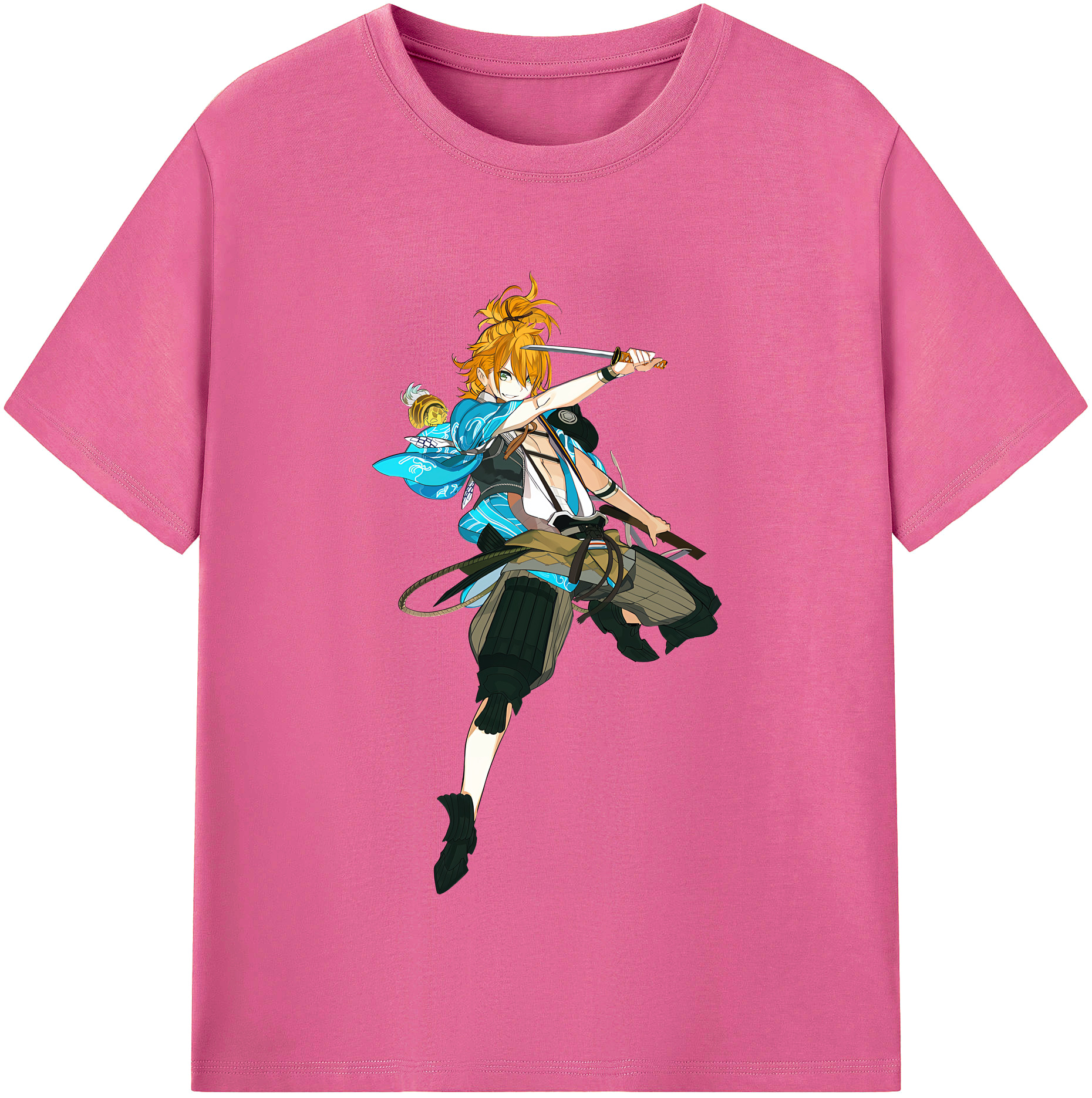 （画像用） 刀剣乱舞 Touken Ranbu レディースカジュアルプリントTシャツ（綿100％）