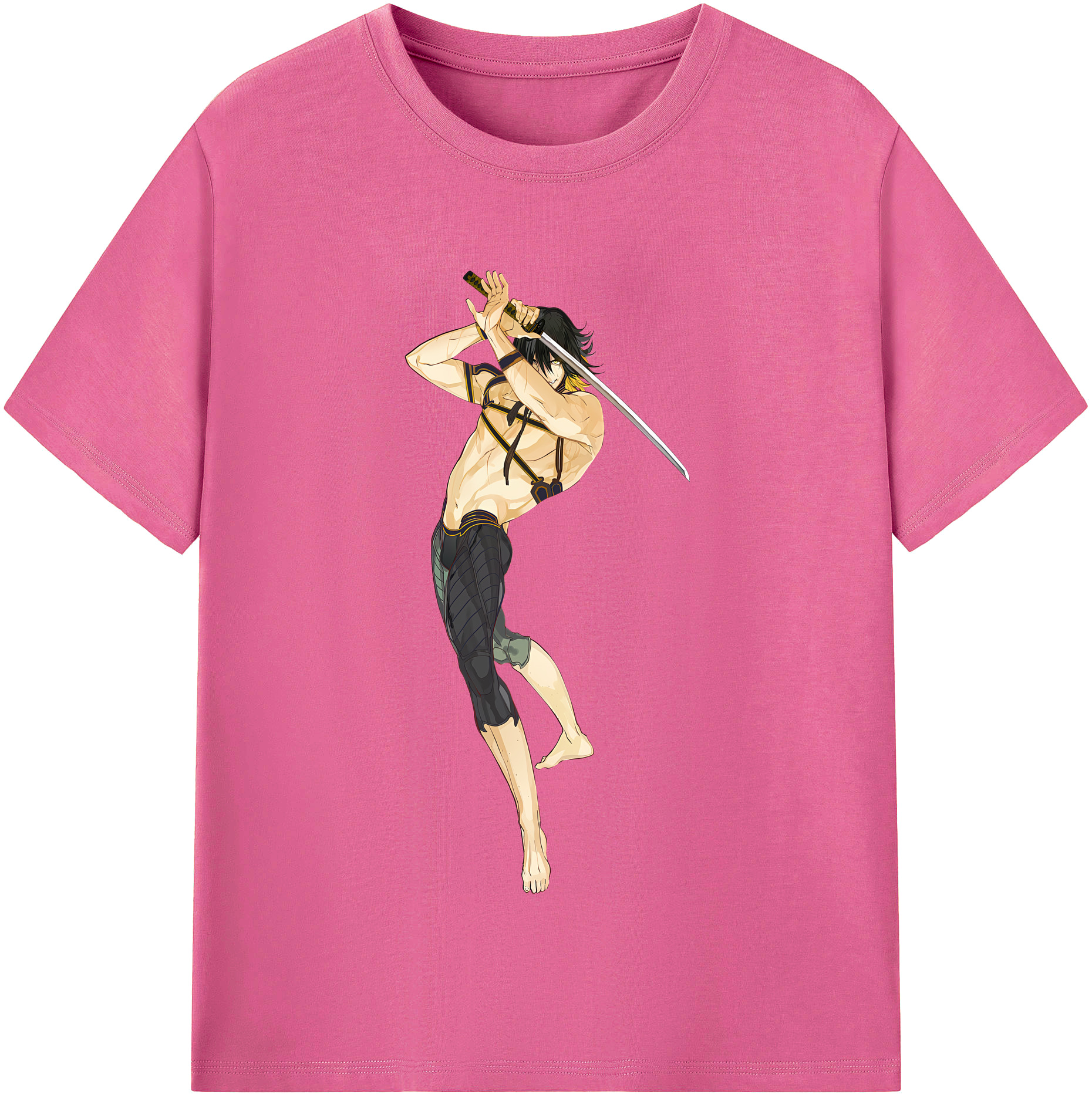 刀剣乱舞 Touken Ranbu レディースカジュアルプリントTシャツ（綿100％）