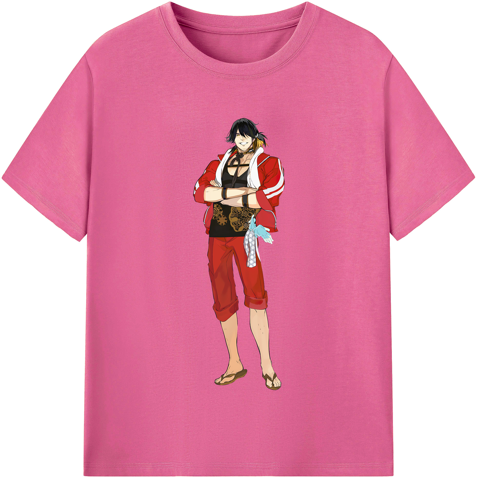 （画像用） 刀剣乱舞 Touken Ranbu レディースカジュアルプリントTシャツ（綿100％）