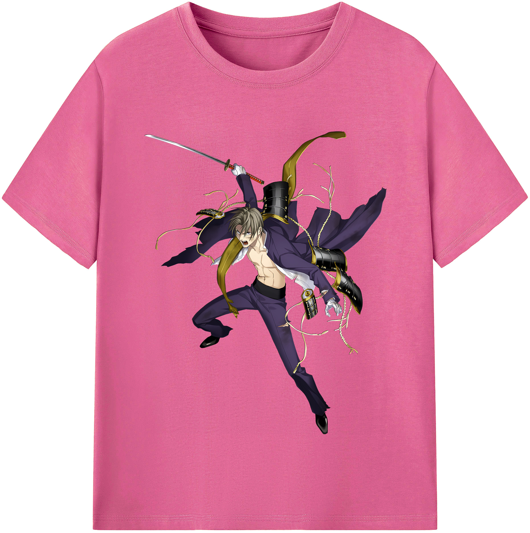 （画像用） 刀剣乱舞 Touken Ranbu レディースカジュアルプリントTシャツ（綿100％）