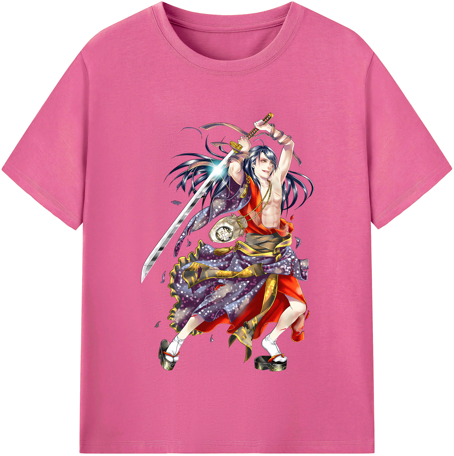 （画像用） 刀剣乱舞 Touken Ranbu レディースカジュアルプリントTシャツ（綿100％）