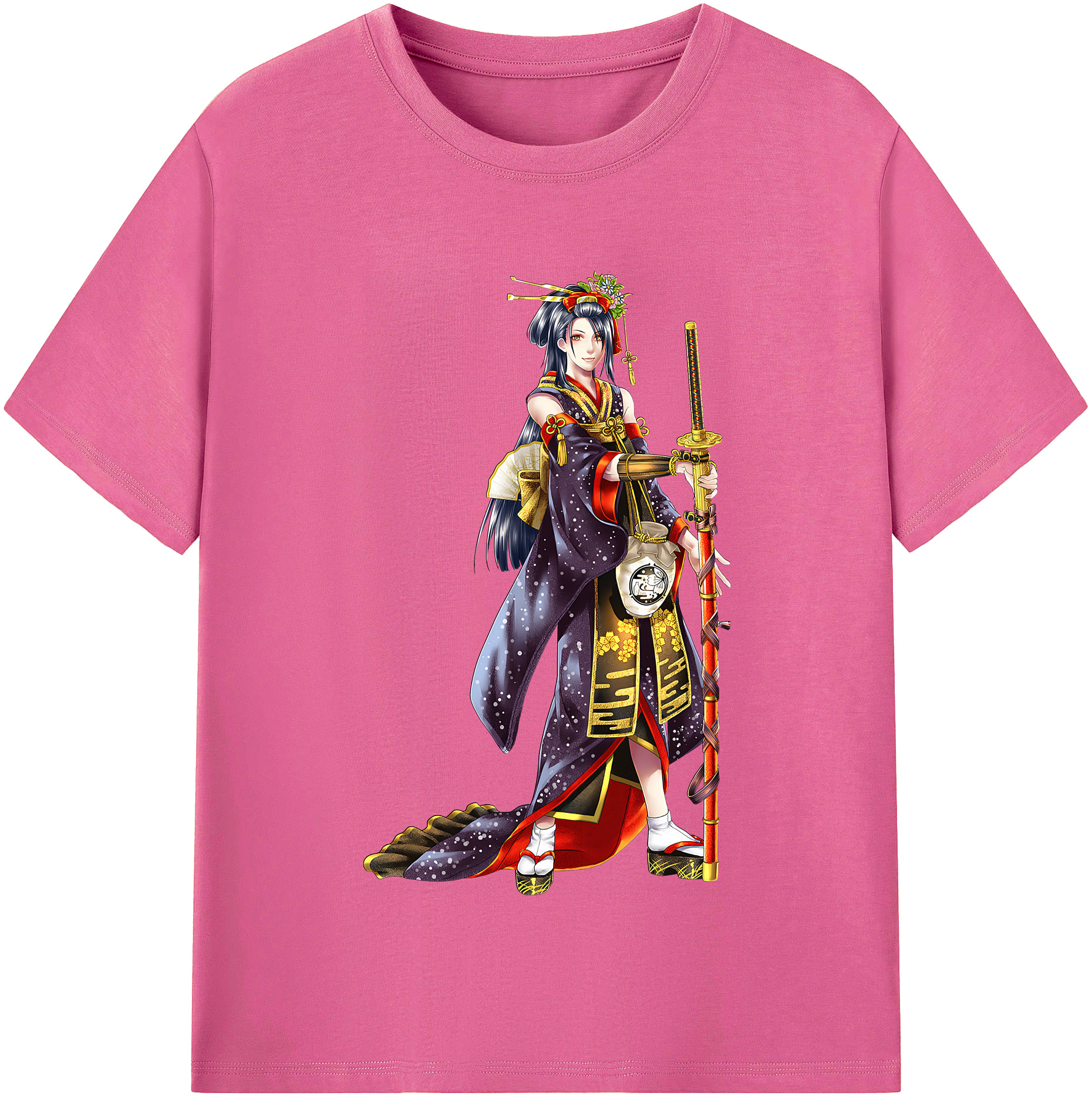 （画像用） 刀剣乱舞 Touken Ranbu レディースカジュアルプリントTシャツ（綿100％）