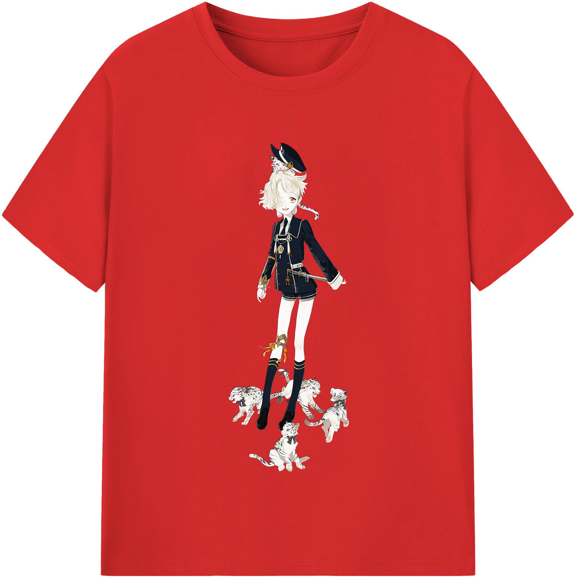 （画像用） 刀剣乱舞 Touken Ranbu レディースカジュアルプリントTシャツ（綿100％）