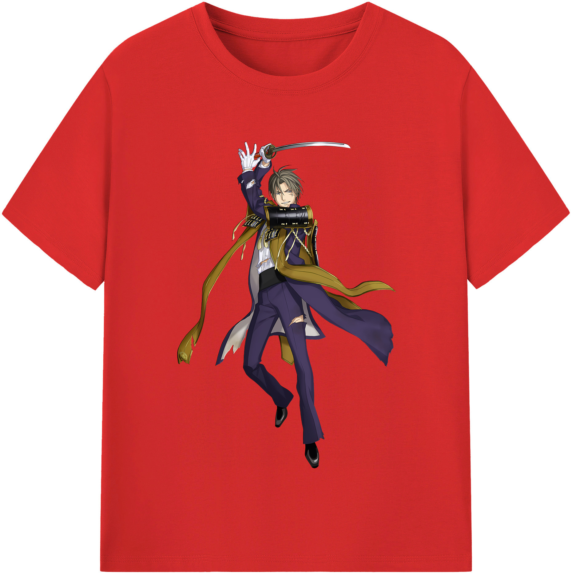 （画像用） 刀剣乱舞 Touken Ranbu レディースカジュアルプリントTシャツ（綿100％）