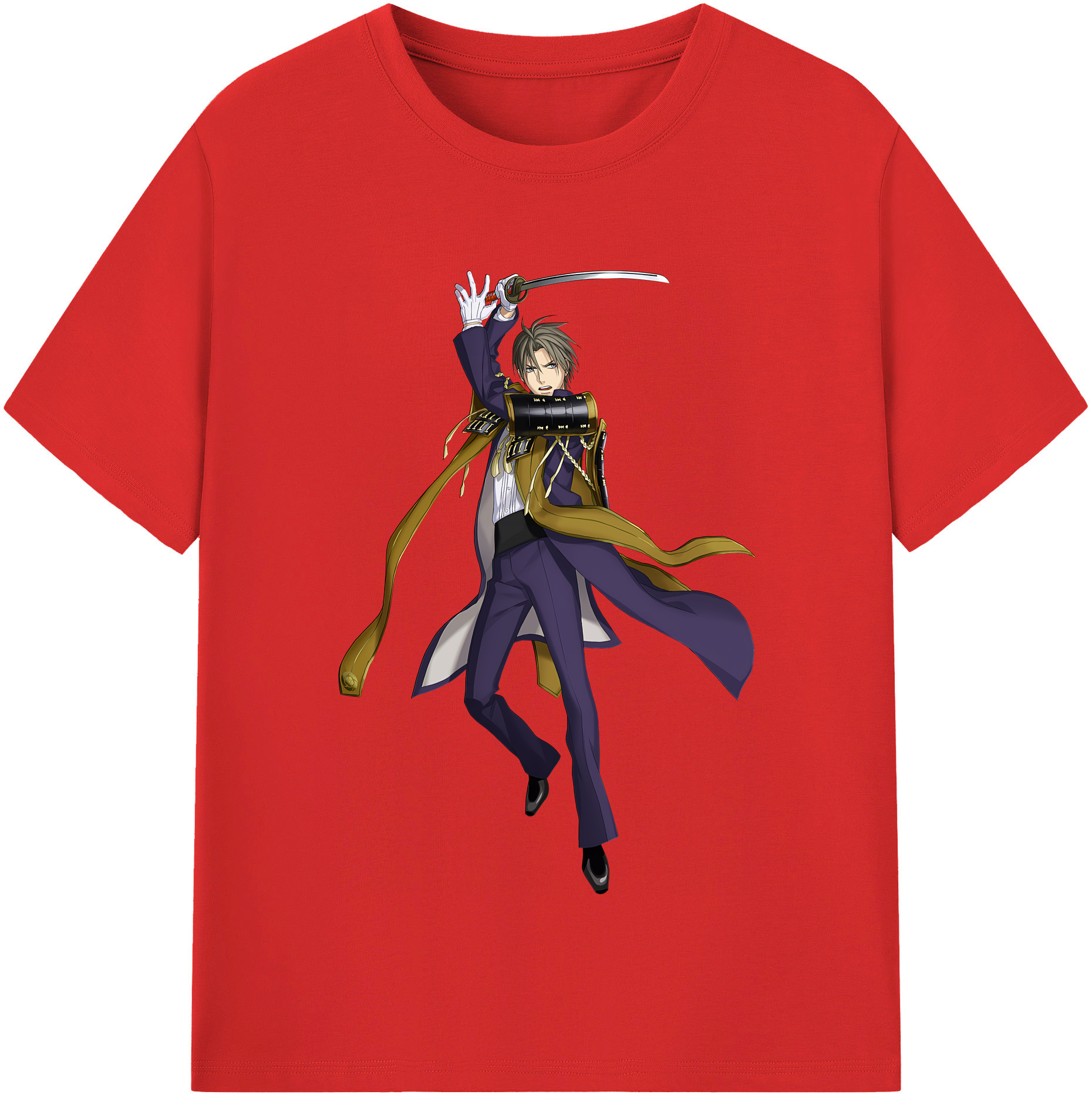 （画像用） 刀剣乱舞 Touken Ranbu レディースカジュアルプリントTシャツ（綿100％）