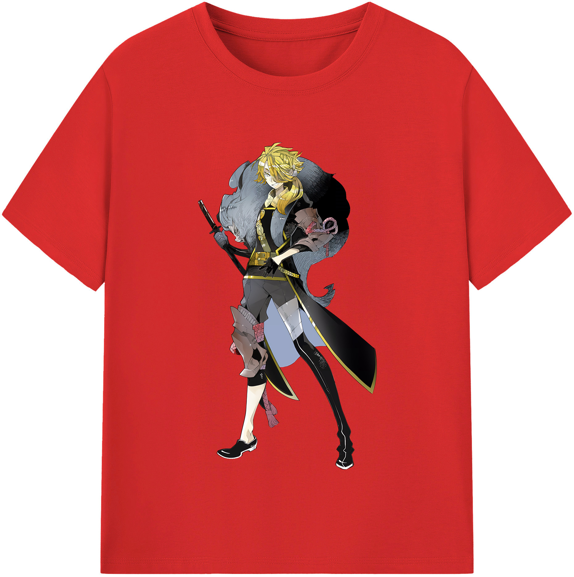 （画像用） 刀剣乱舞 Touken Ranbu レディースカジュアルプリントTシャツ（綿100％）