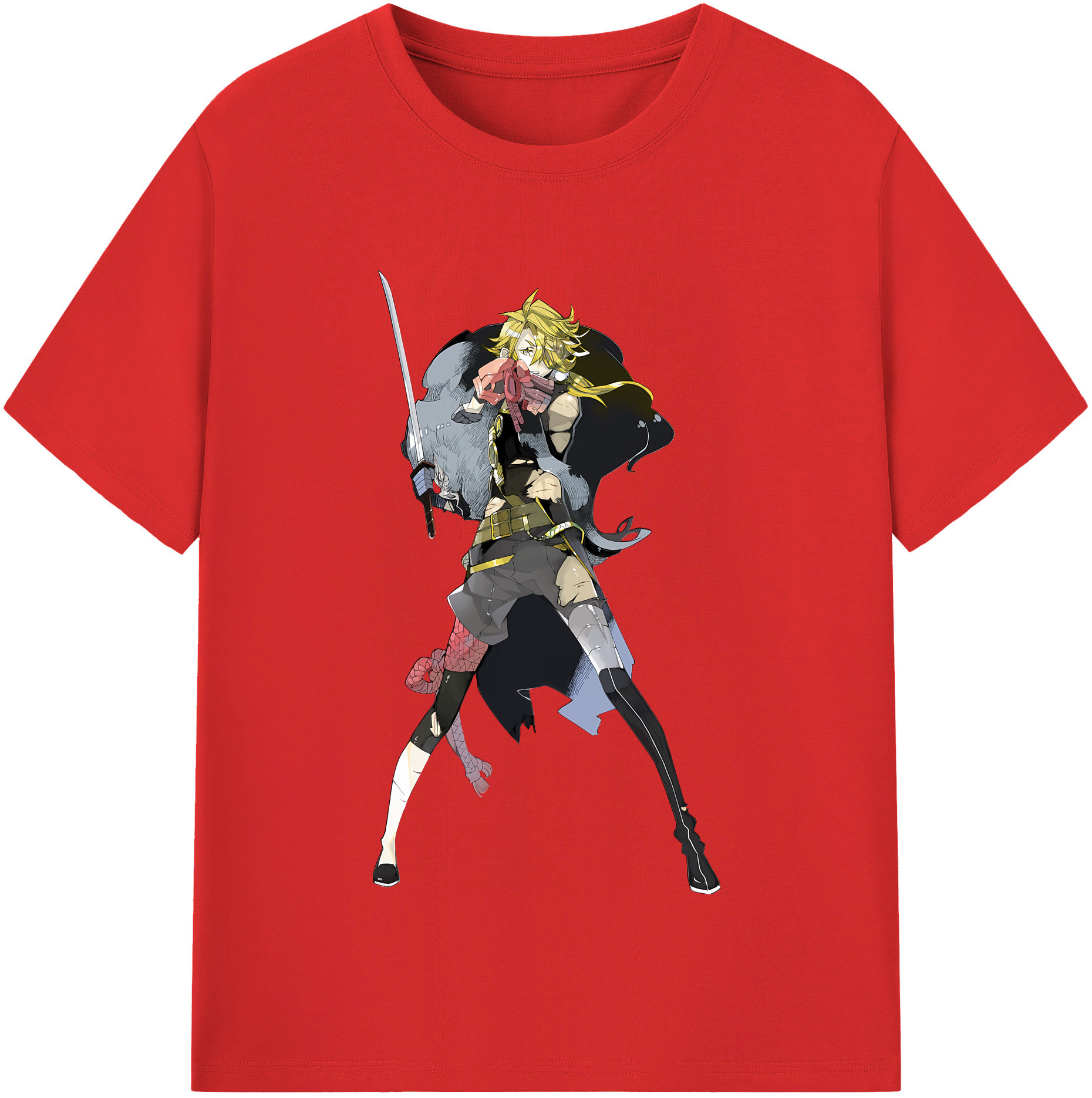 （画像用） 刀剣乱舞 Touken Ranbu レディースカジュアルプリントTシャツ（綿100％）
