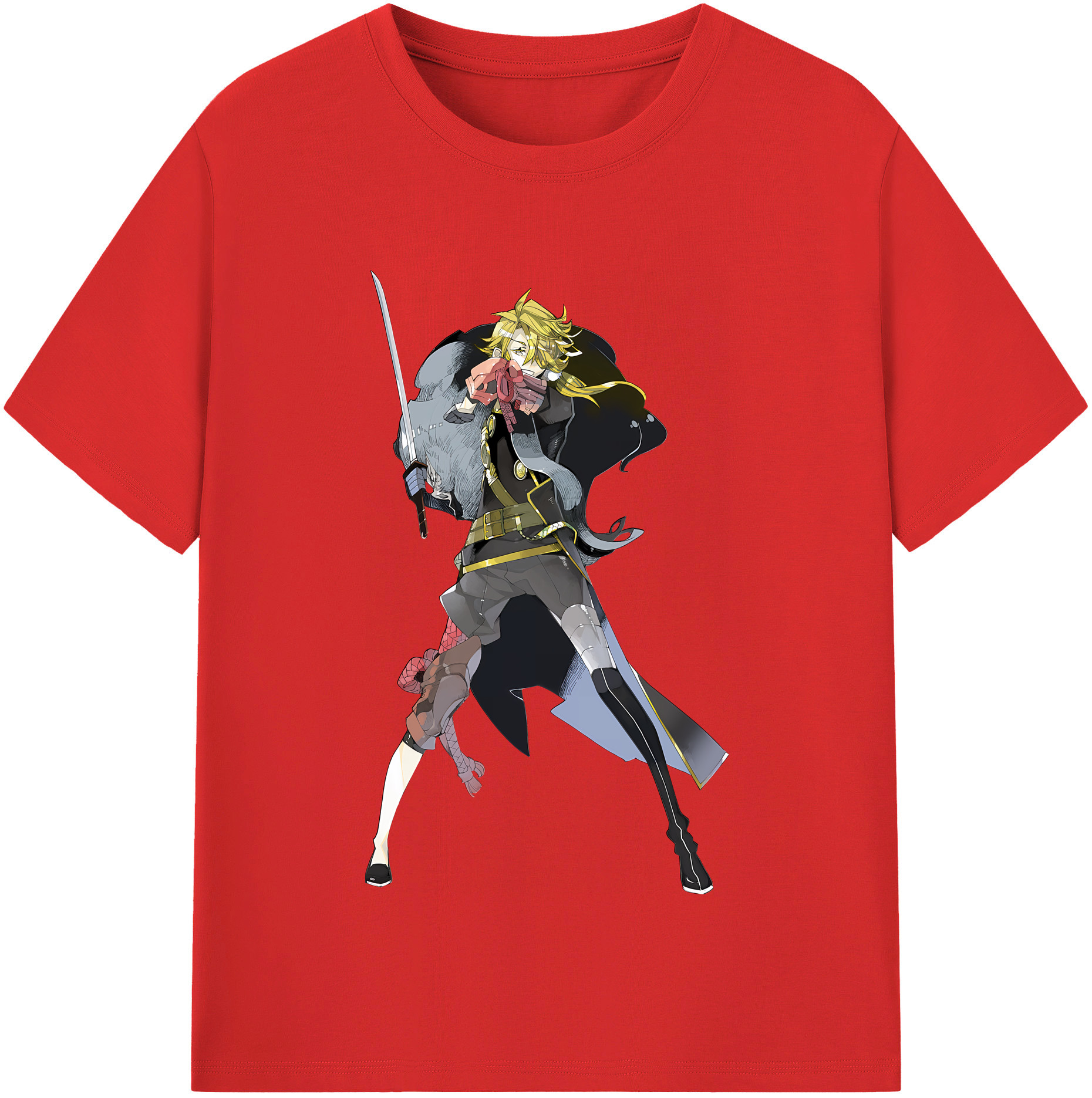 （画像用） 刀剣乱舞 Touken Ranbu レディースカジュアルプリントTシャツ（綿100％）
