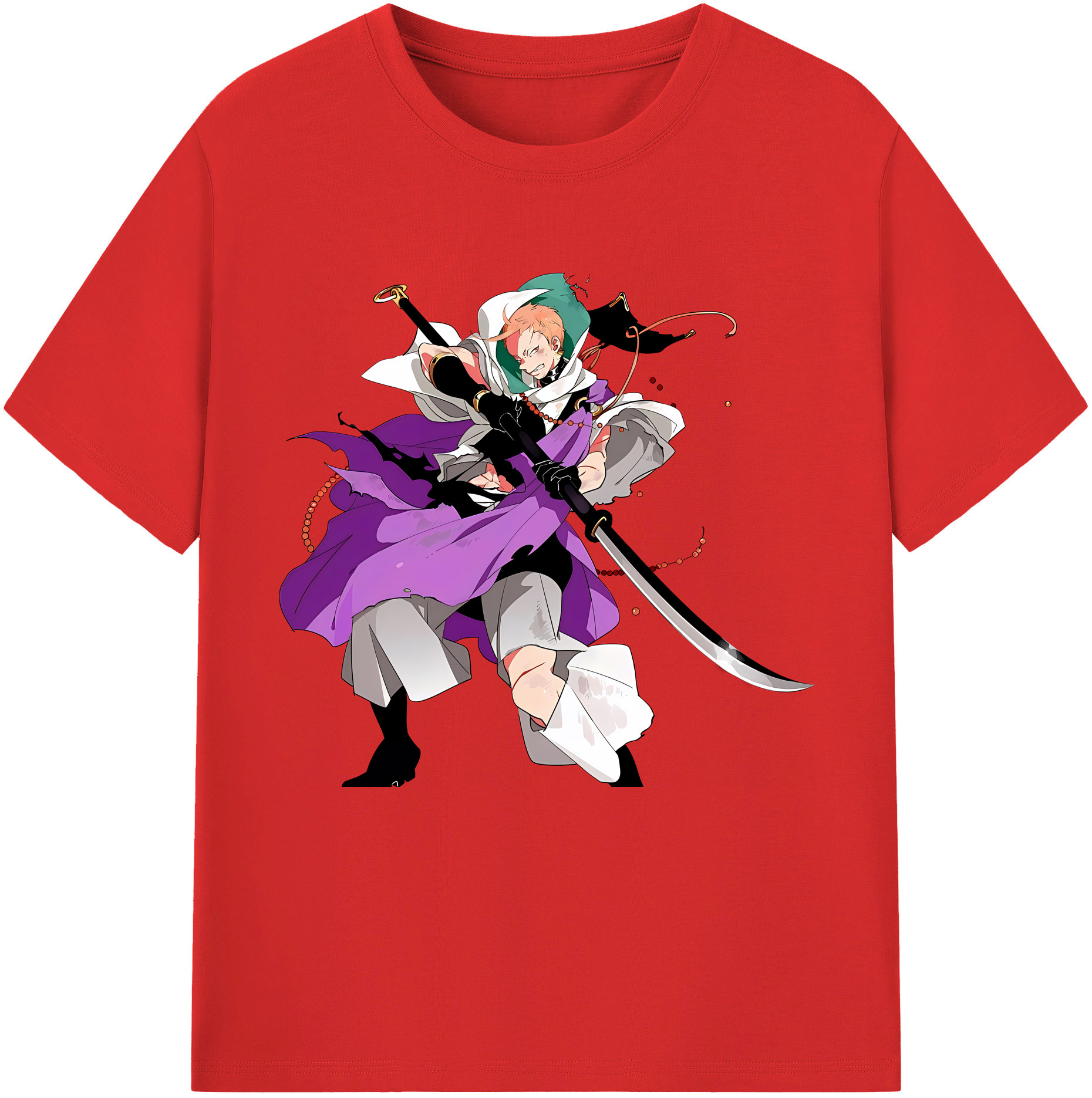 （画像用） 刀剣乱舞 Touken Ranbu レディースカジュアルプリントTシャツ（綿100％）
