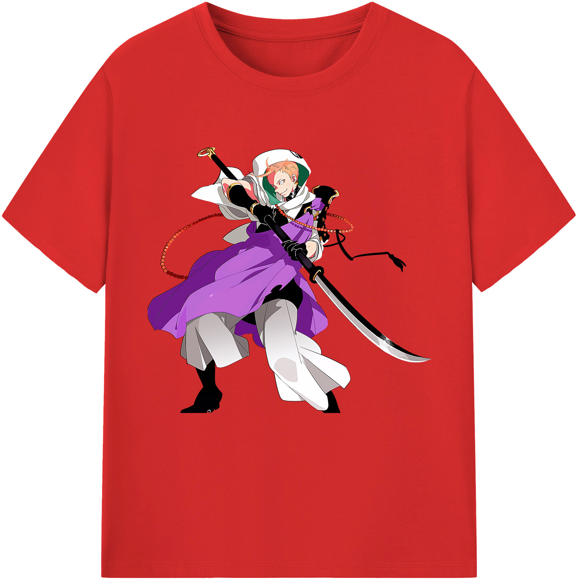 （画像用） 刀剣乱舞 Touken Ranbu レディースカジュアルプリントTシャツ（綿100％）