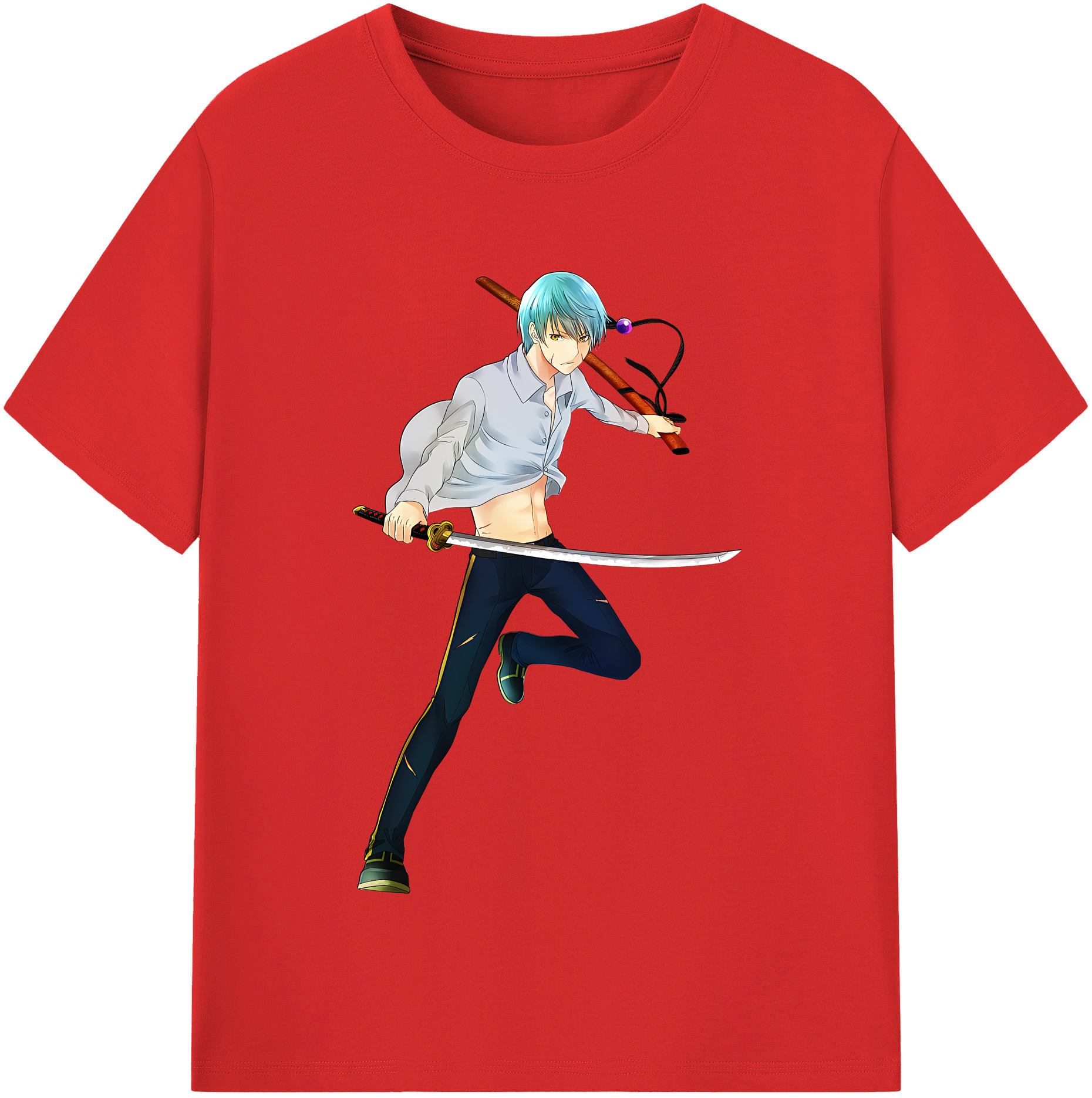（画像用） 刀剣乱舞 Touken Ranbu レディースカジュアルプリントTシャツ（綿100％）