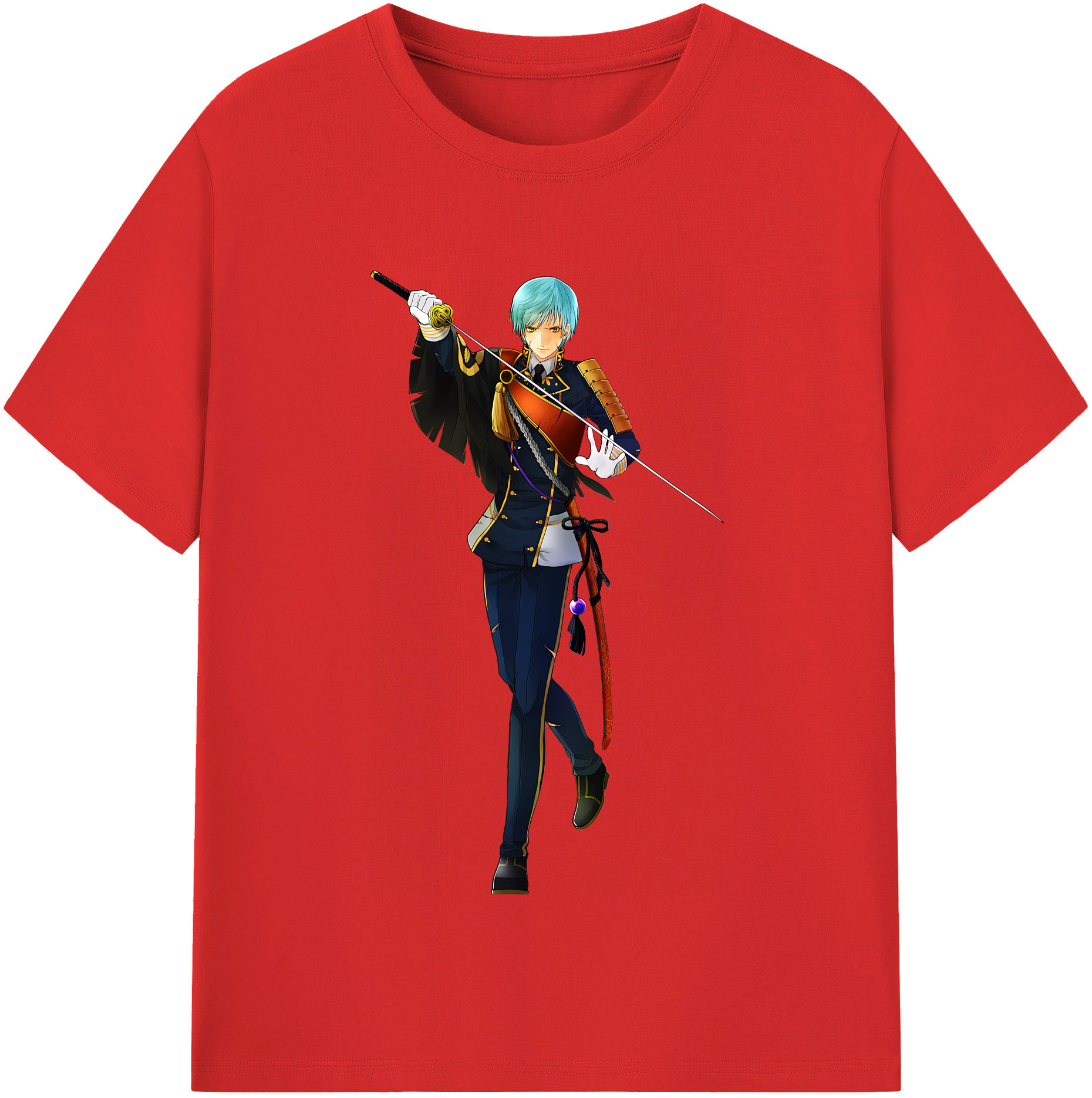 （画像用） 刀剣乱舞 Touken Ranbu レディースカジュアルプリントTシャツ（綿100％）